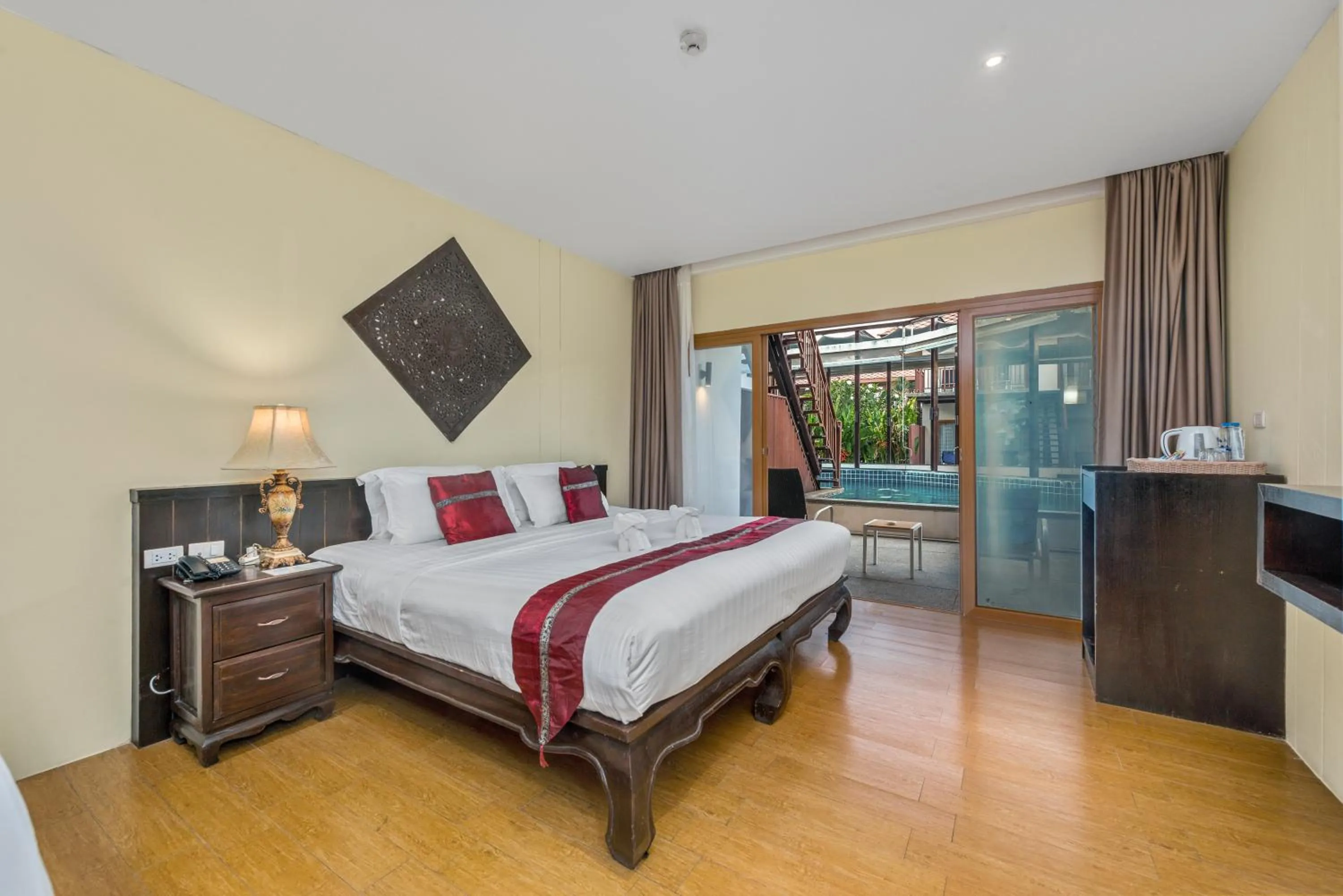 Photo of the whole room, Bed in Blue Bay Resort - Access to Pool and Beach-Phuket & Krabi