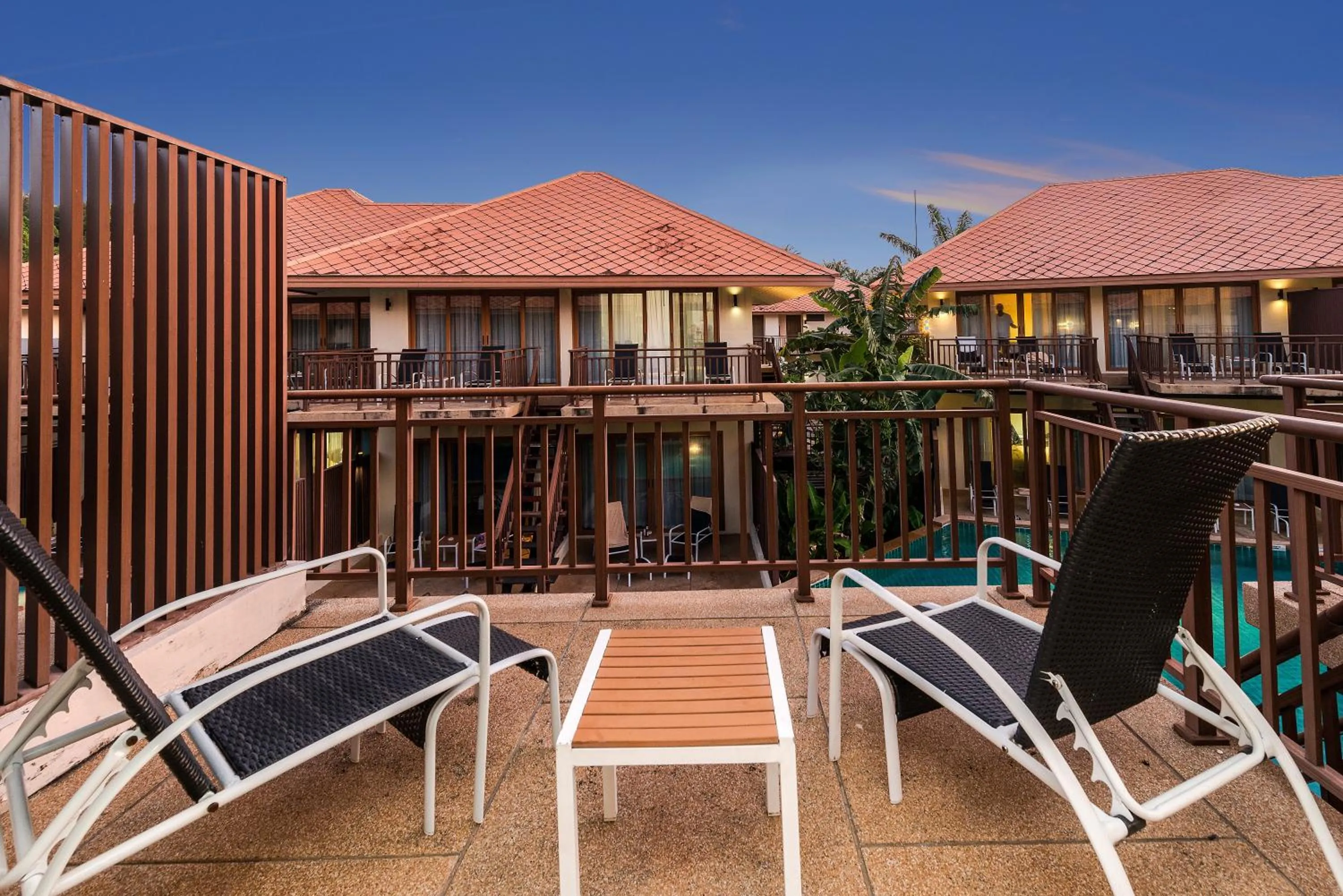 Balcony/Terrace in Blue Bay Resort - Access to Pool and Beach-Phuket & Krabi