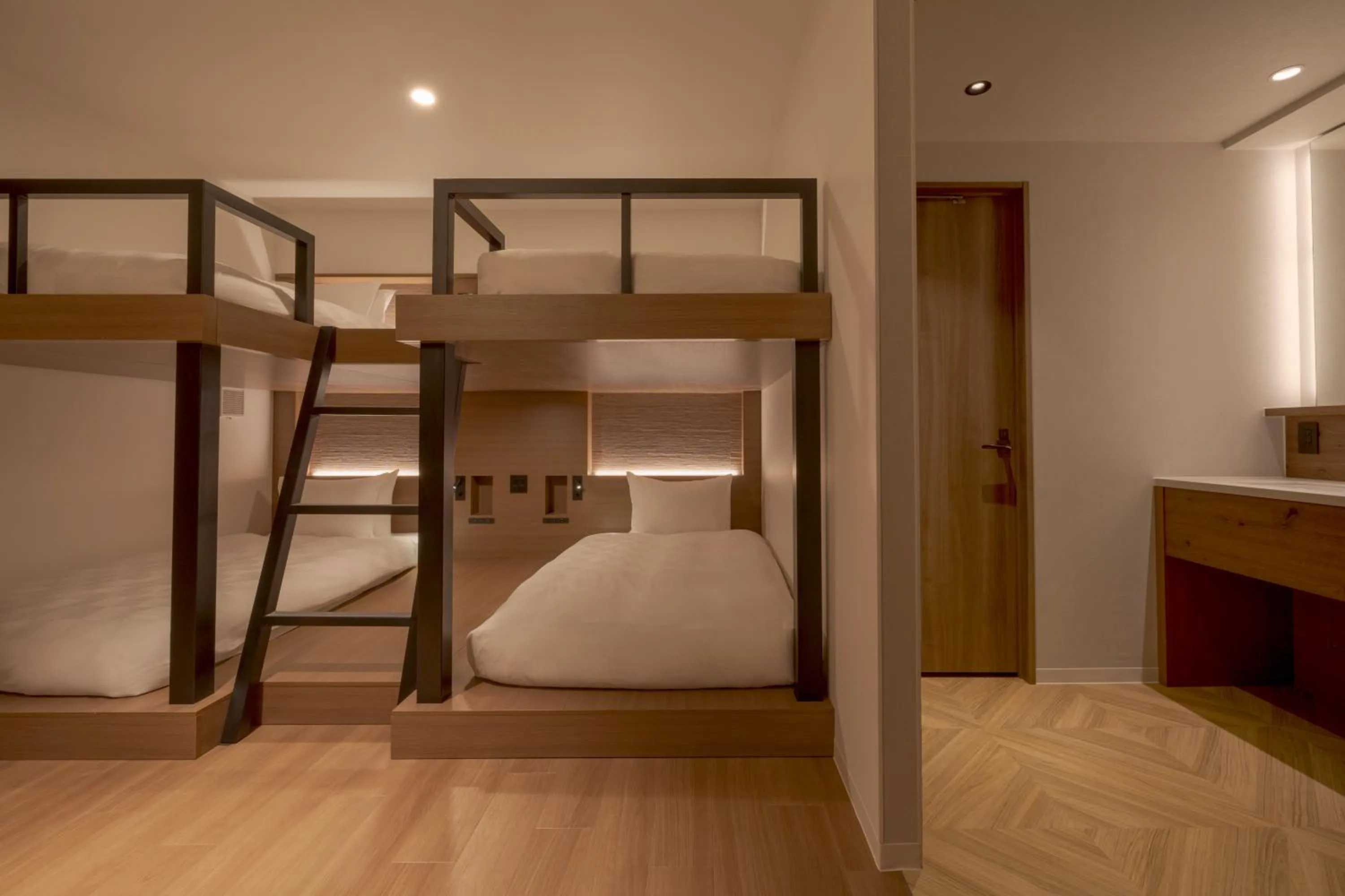 Bed in the b osaka-shinsekai