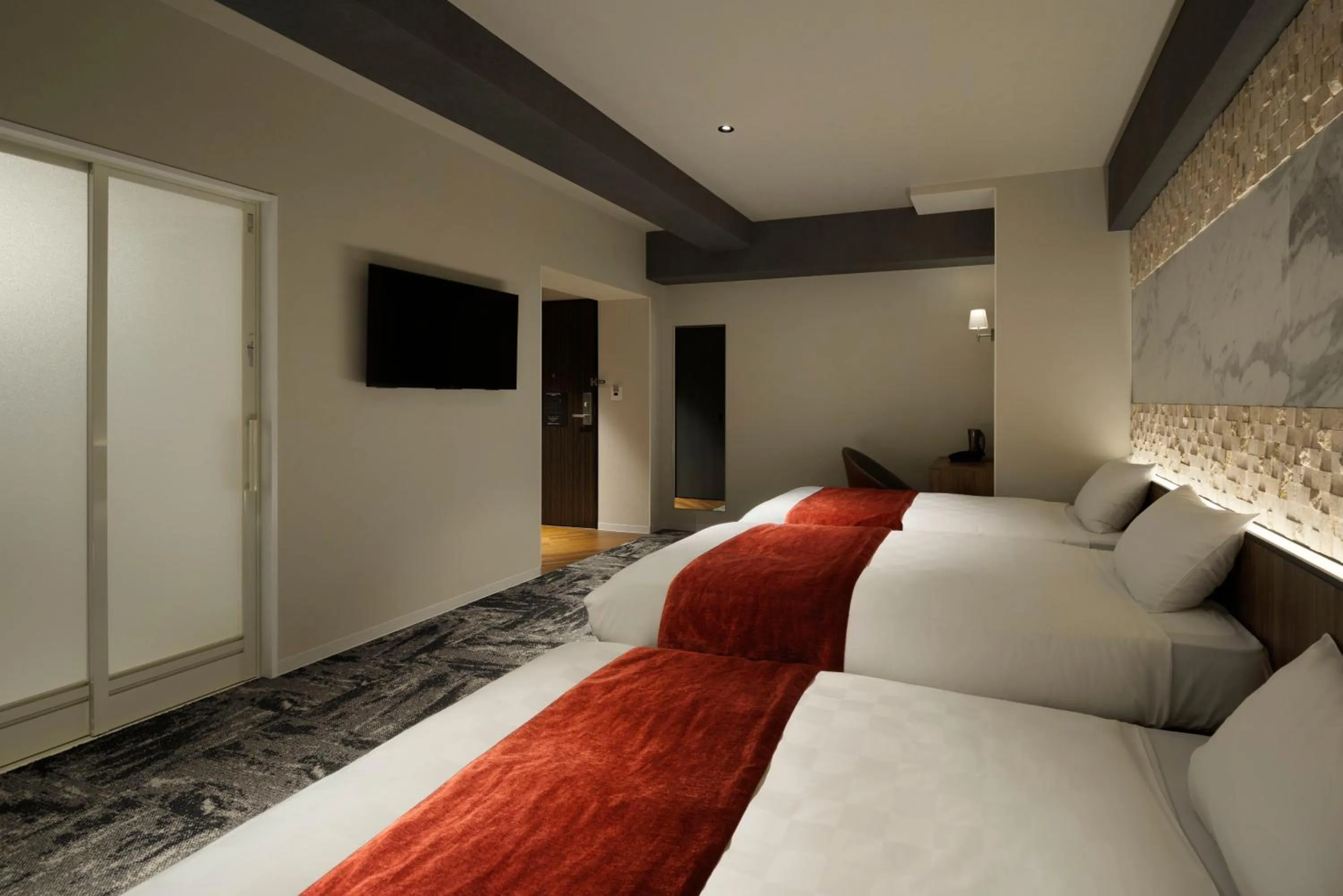 Bed in the b osaka-shinsekai