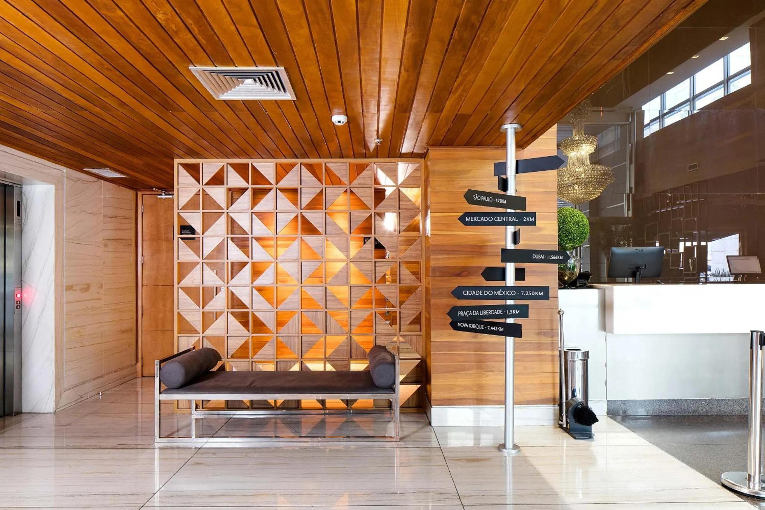 Lobby or reception in Cassino Tower Savassi - Próximo a FIEMG