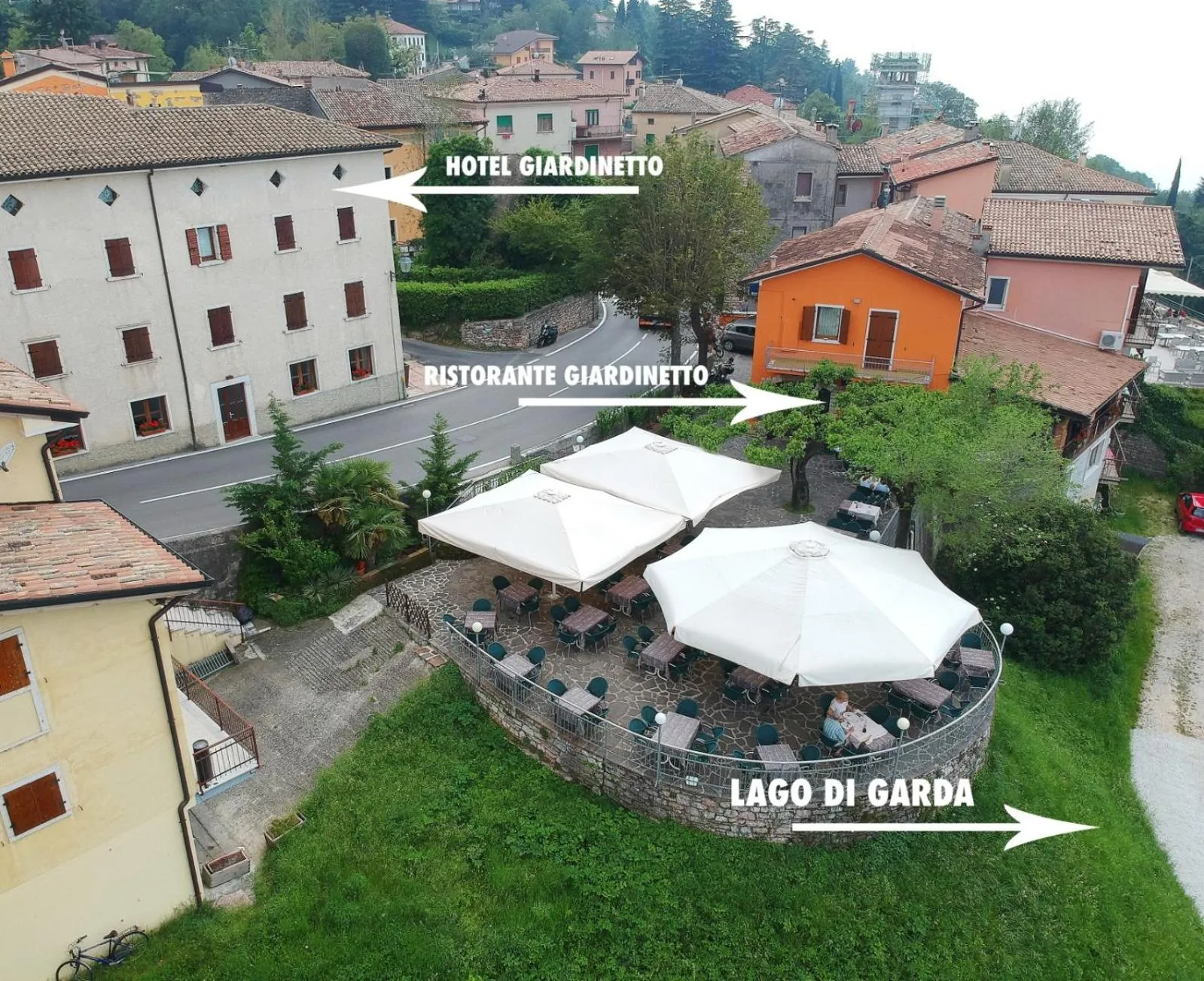 Bird's eye view in Hotel Giardinetto
