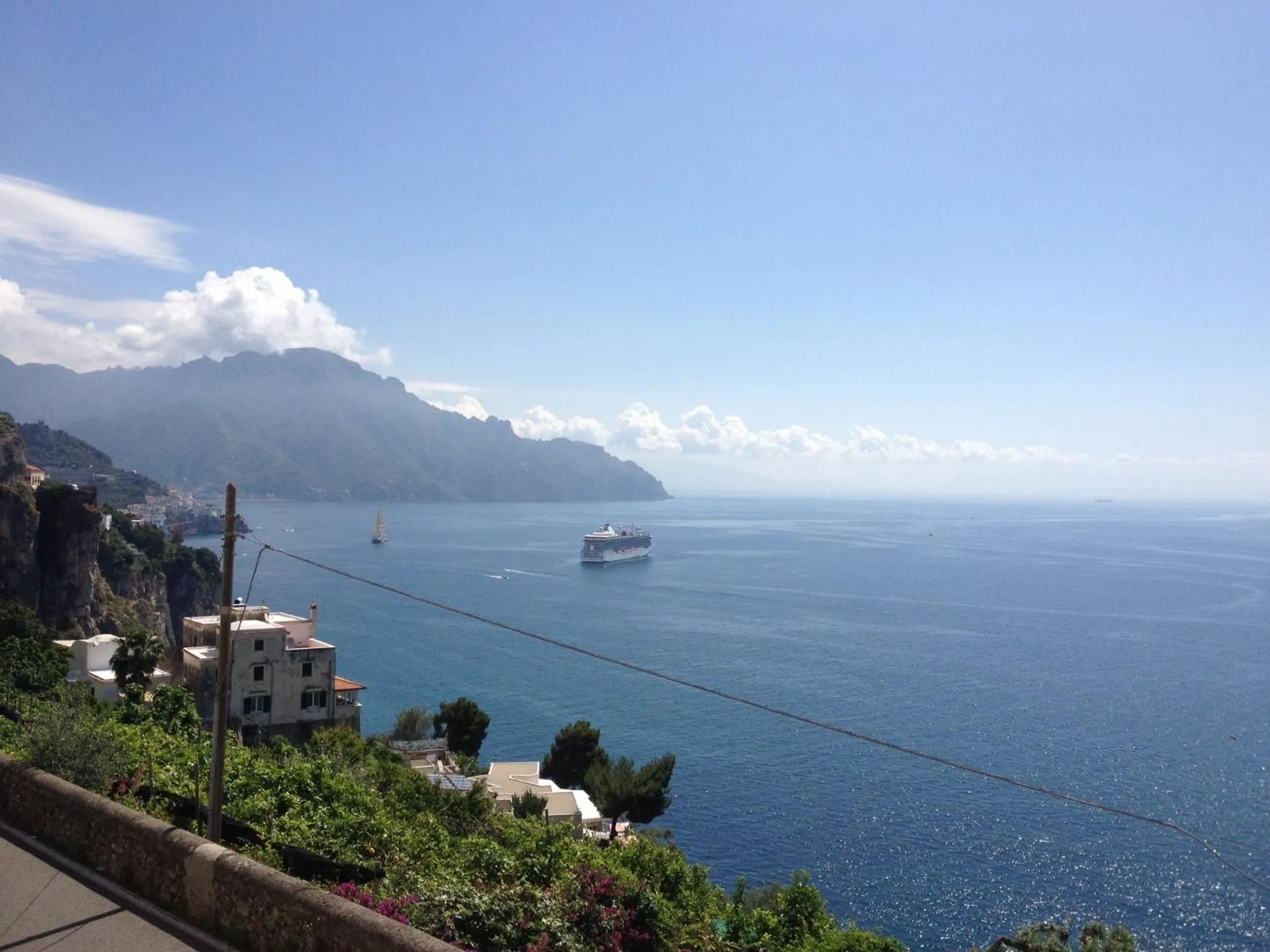 Sea view in Agriturismo Fuoco D'Amalfi Villa Iazzetta