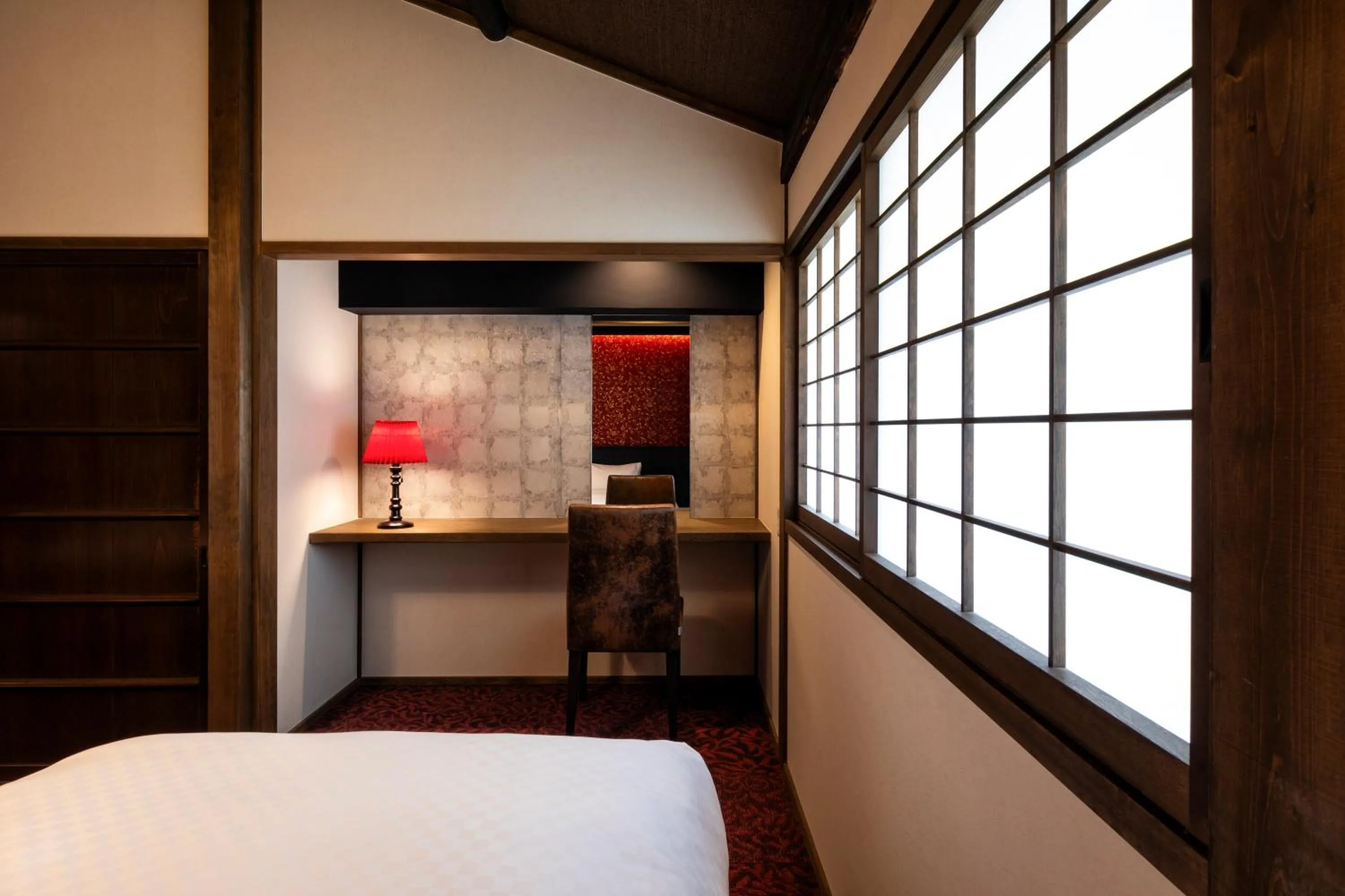 Photo of the whole room, Bed in Rinn Shijo Machiya