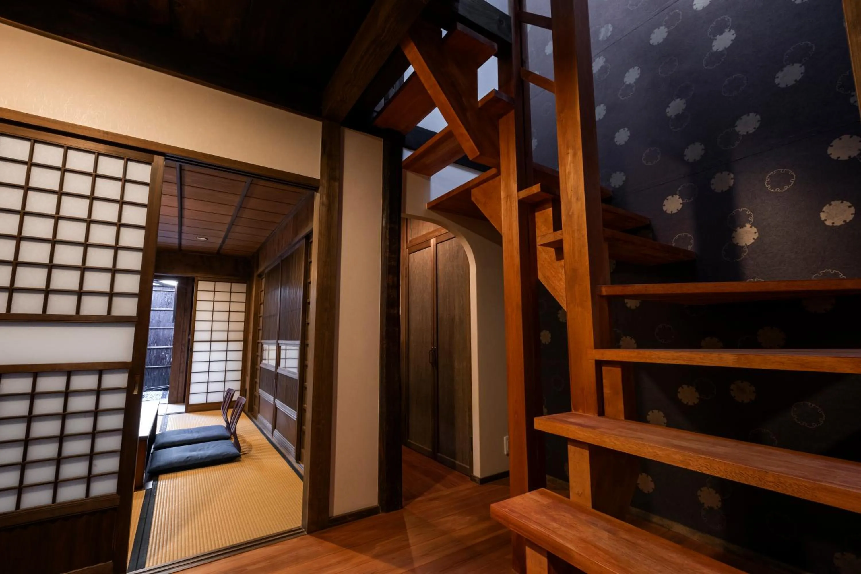 Photo of the whole room, Bed in Rinn Shijo Machiya