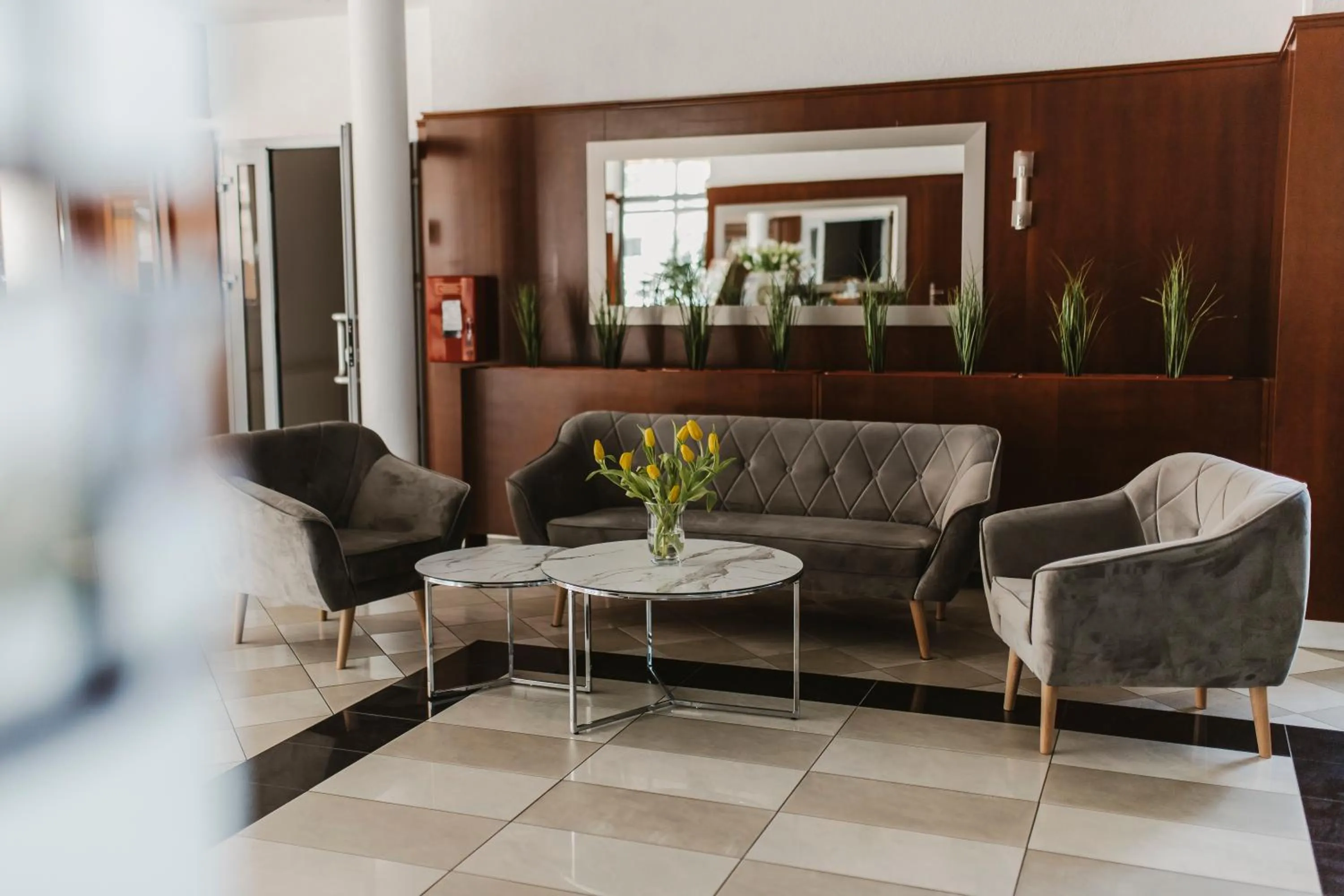 Lobby or reception in Hotel i Restauracja Borowianka