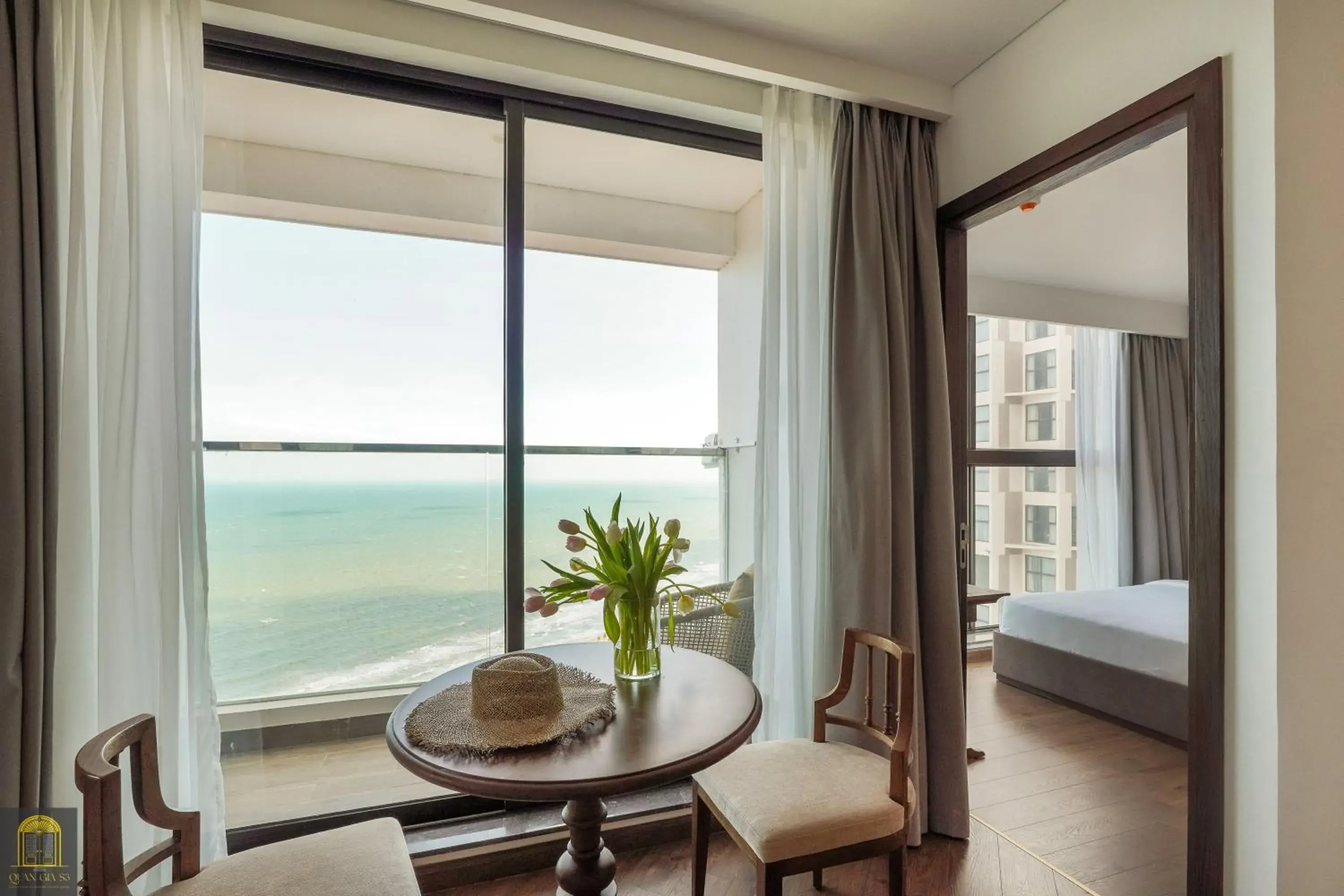 Two-Bedroom Apartment with Balcony and Sea View in Apec Luxe Escape Sunset Resort Two-Bedroom Apartment with Balcony and Sea View in Apec Luxe Escape Sunset Resort