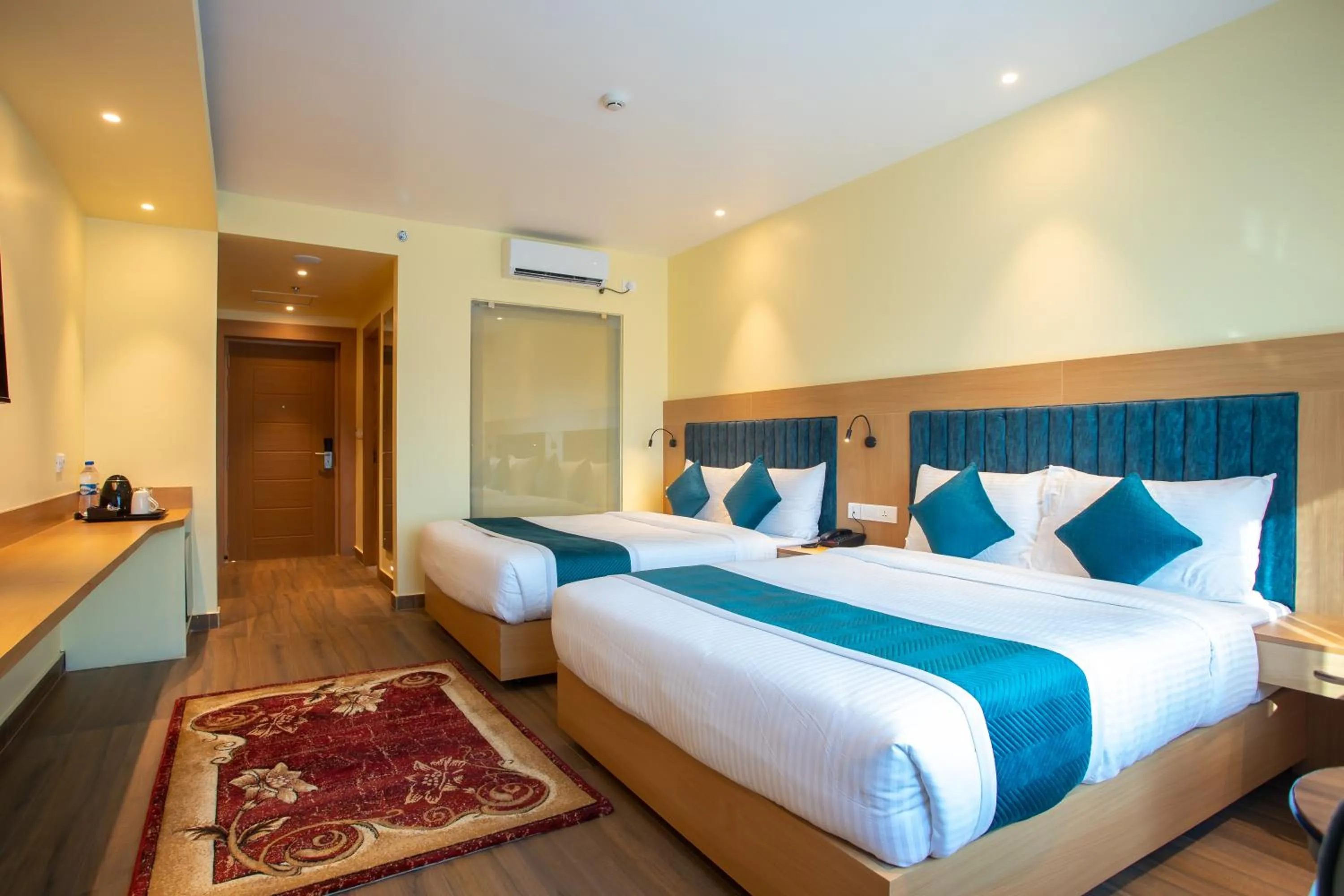 Photo of the whole room, Bed in Bhairahawa Garden Resort