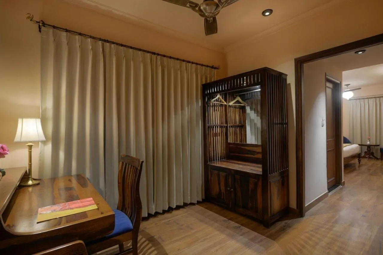 Seating area in Hotel Chandra Raj Mahal