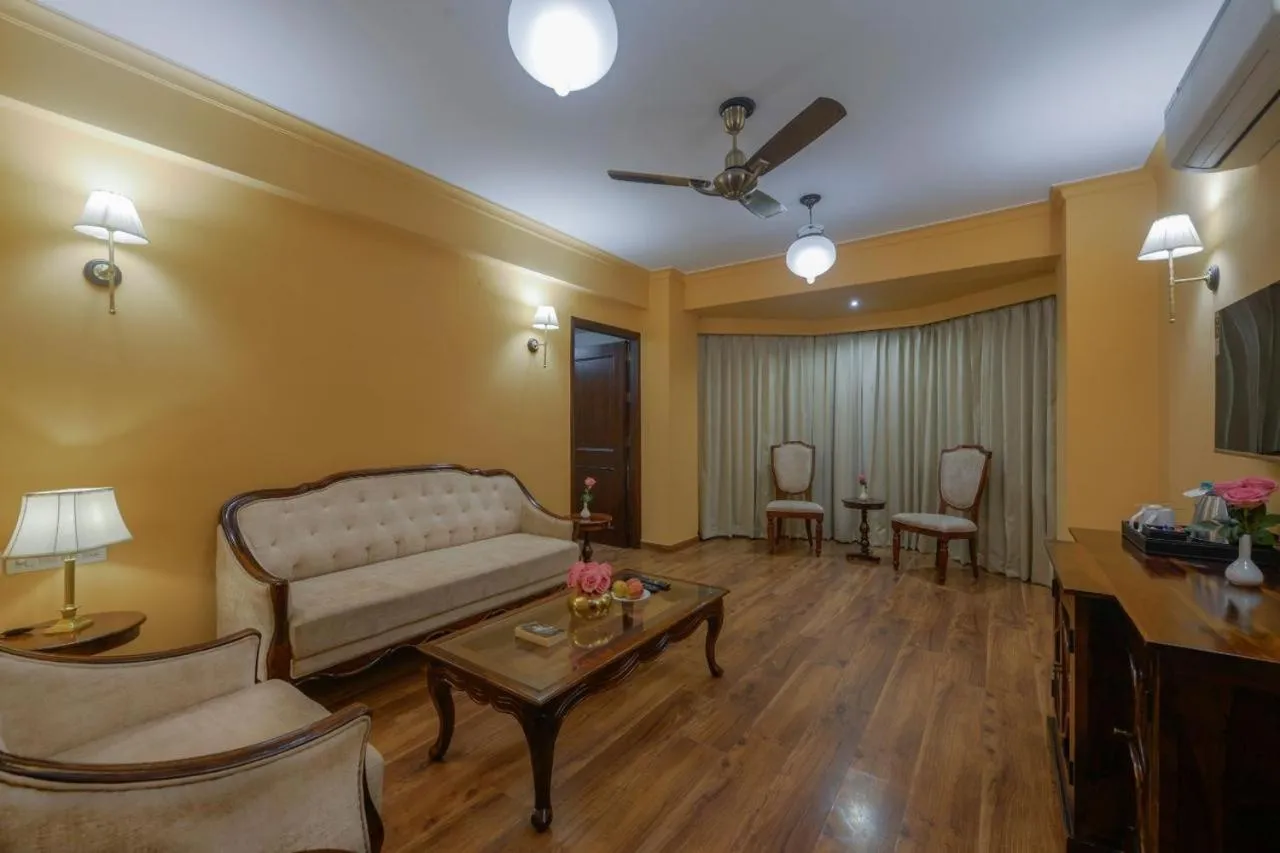 Photo of the whole room in Hotel Chandra Raj Mahal