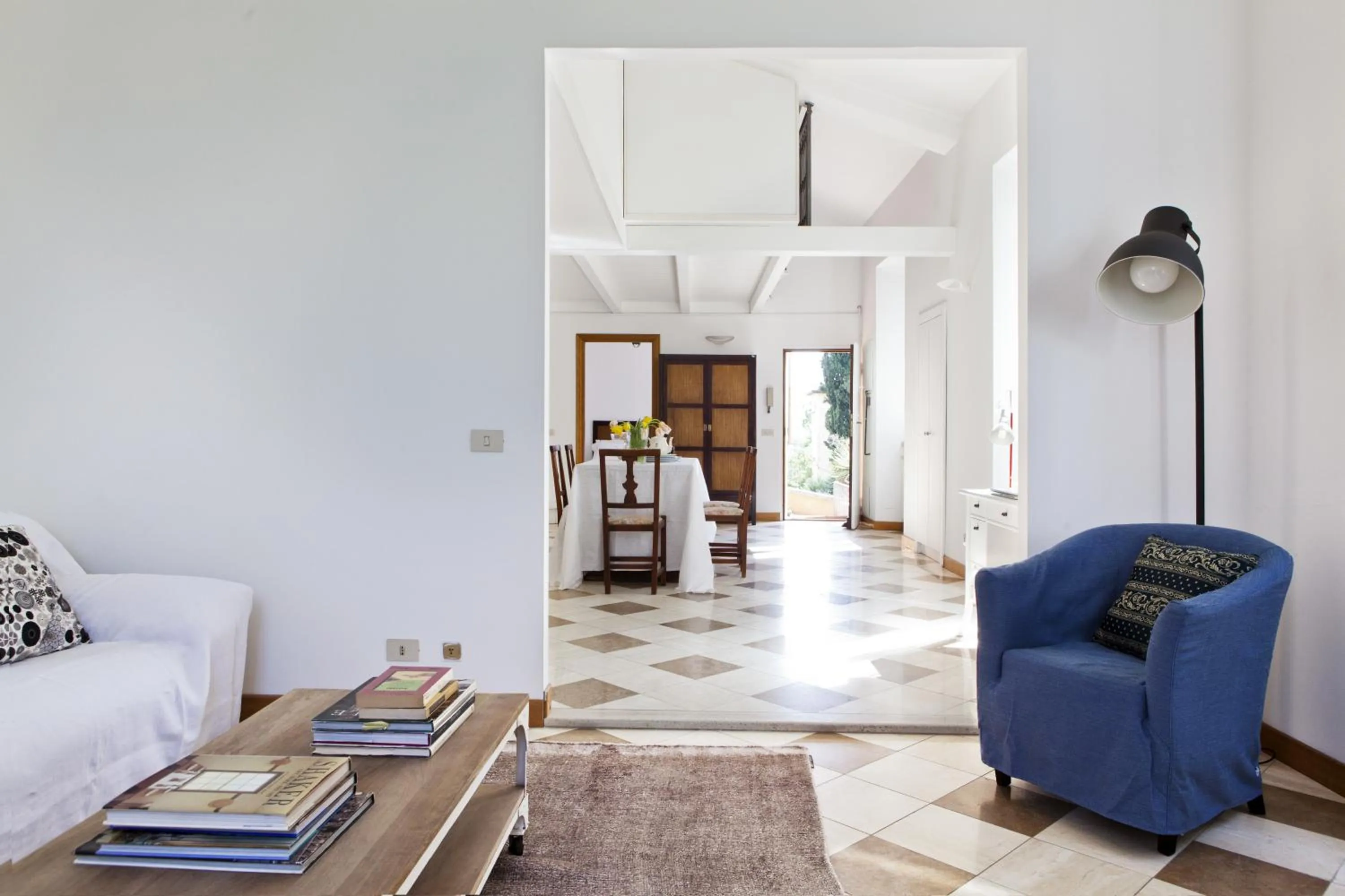 Living room in Castello del Duca