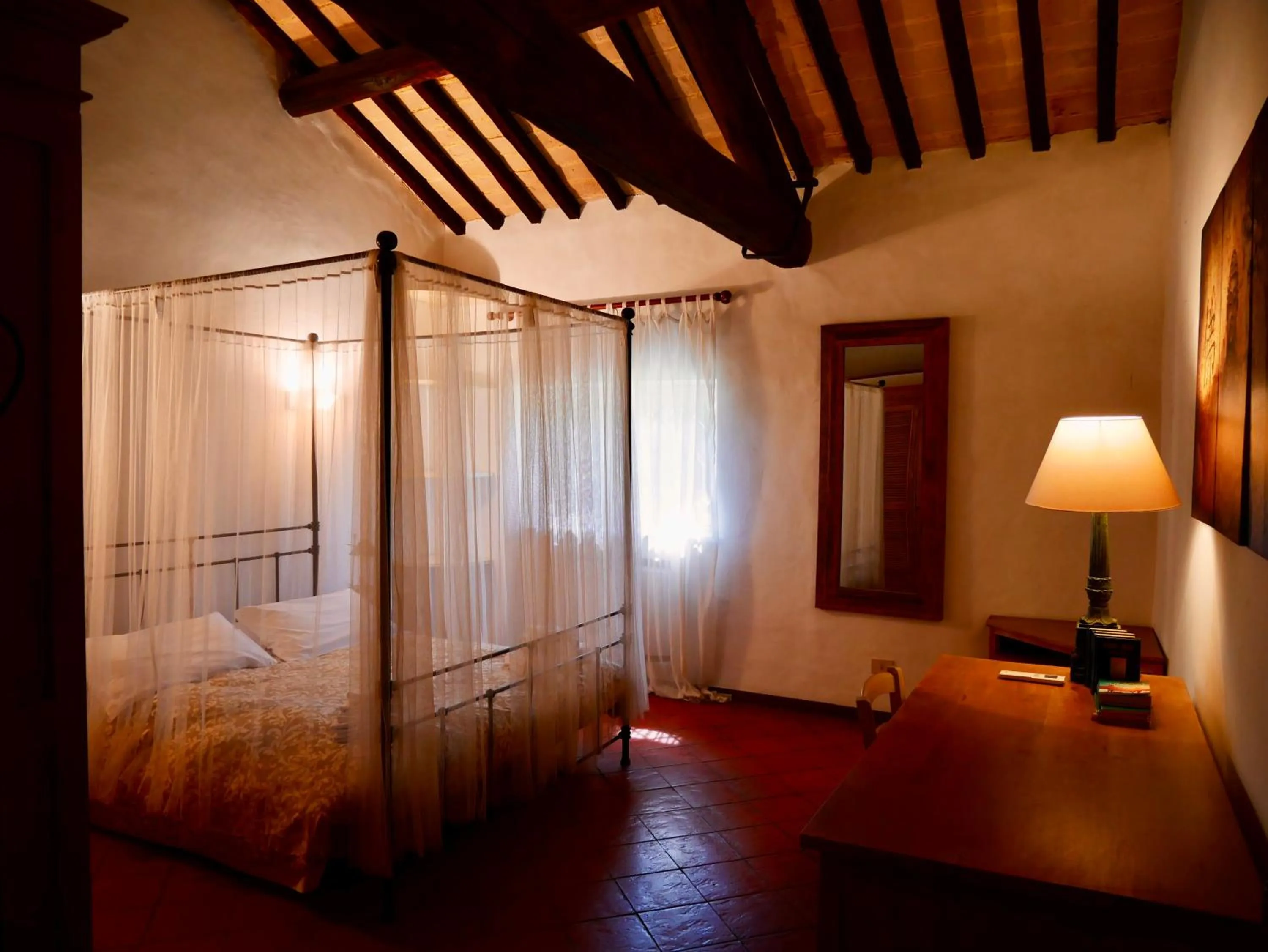 Bed in Castello del Duca