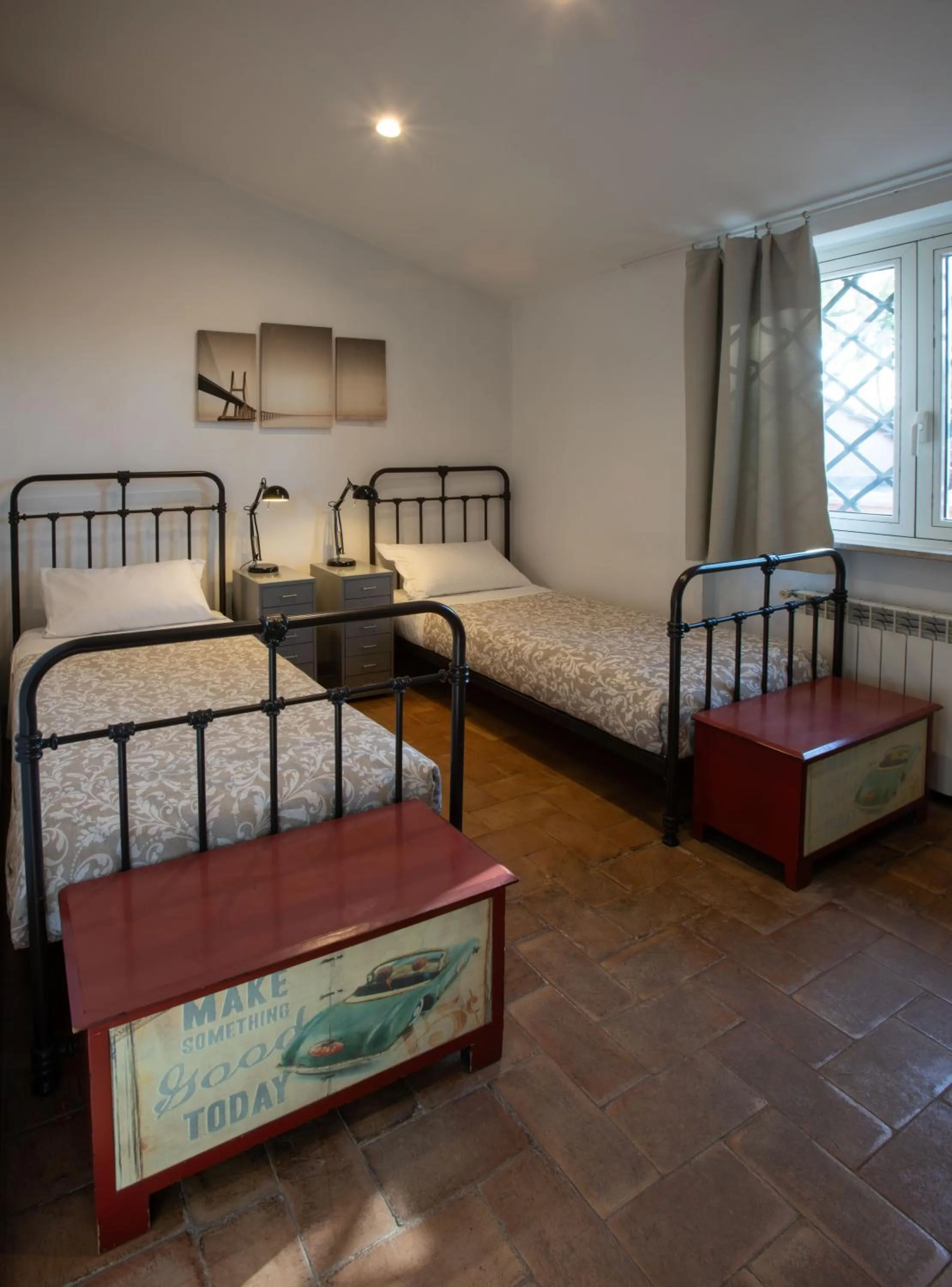 Bed in Castello del Duca