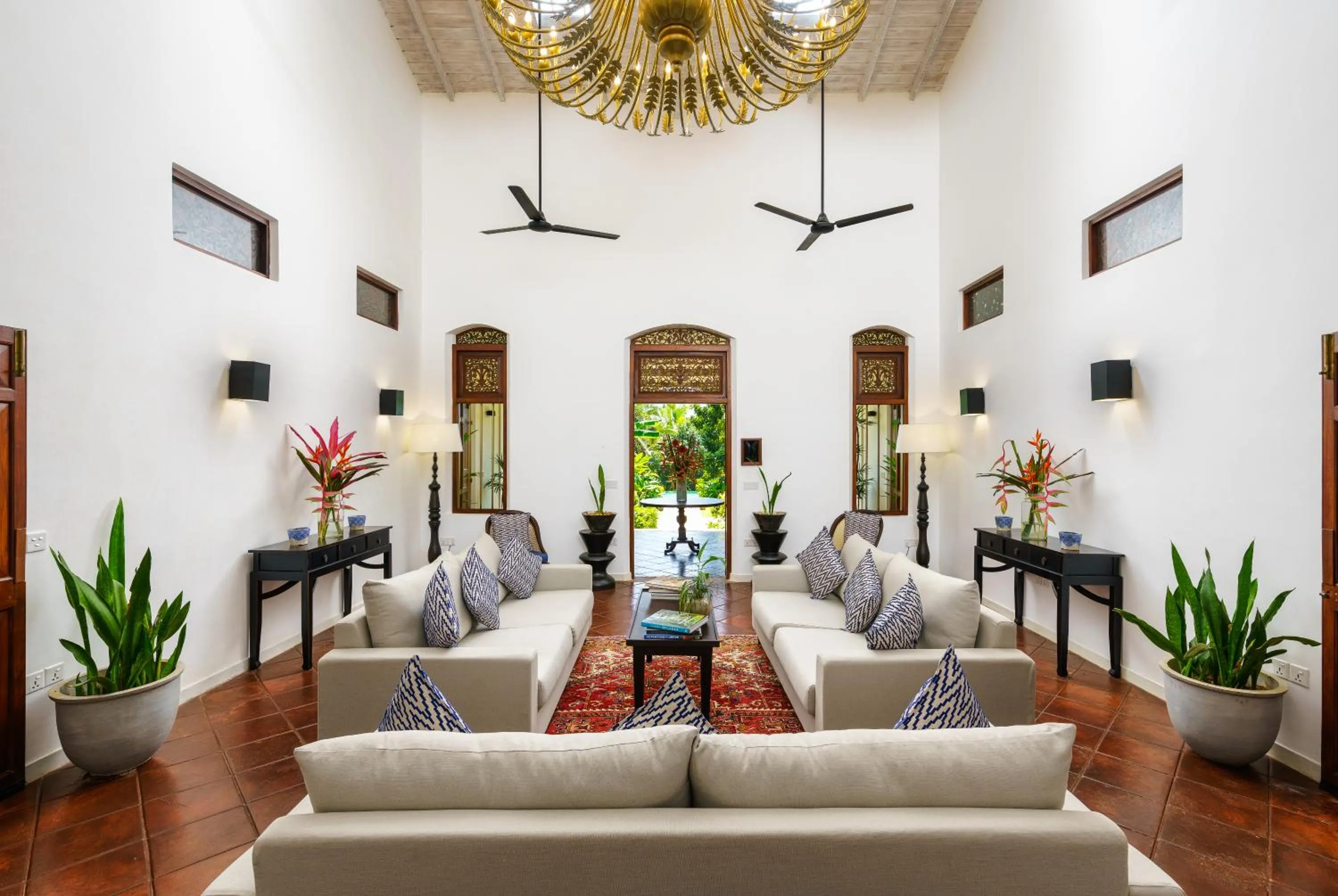 Seating area in JH Villa