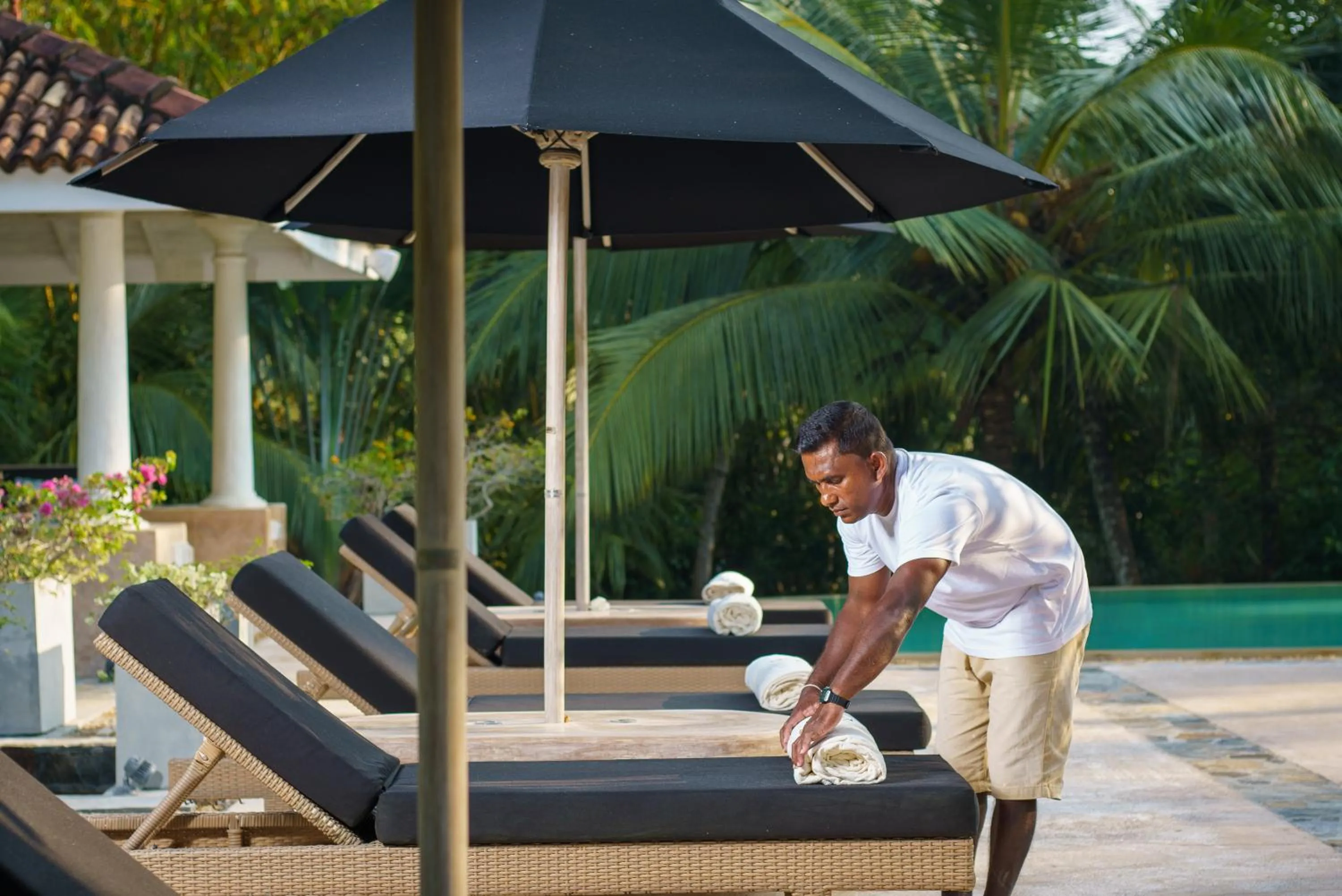 Pool view in JH Villa