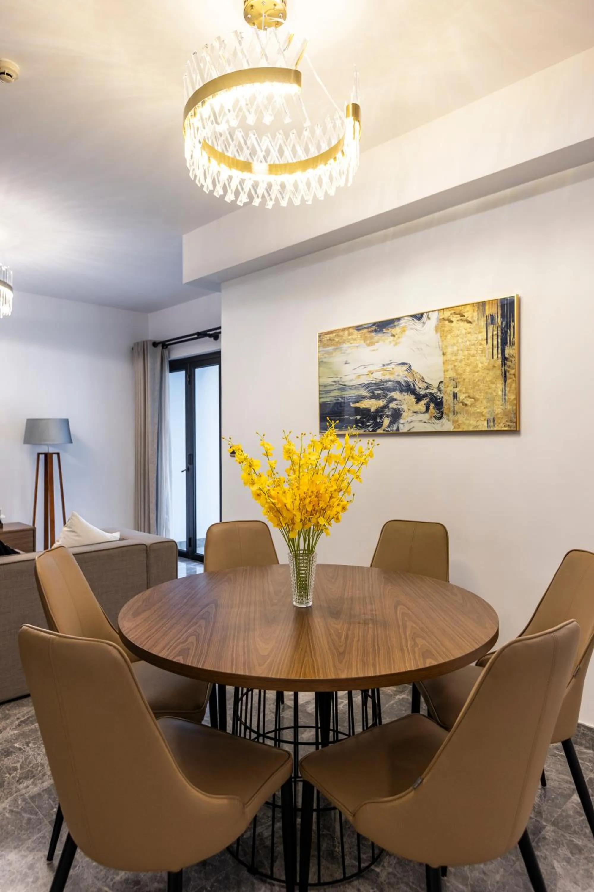 Living room in D1 Mension - Zenity Luxury Apartment - Saigon Centre