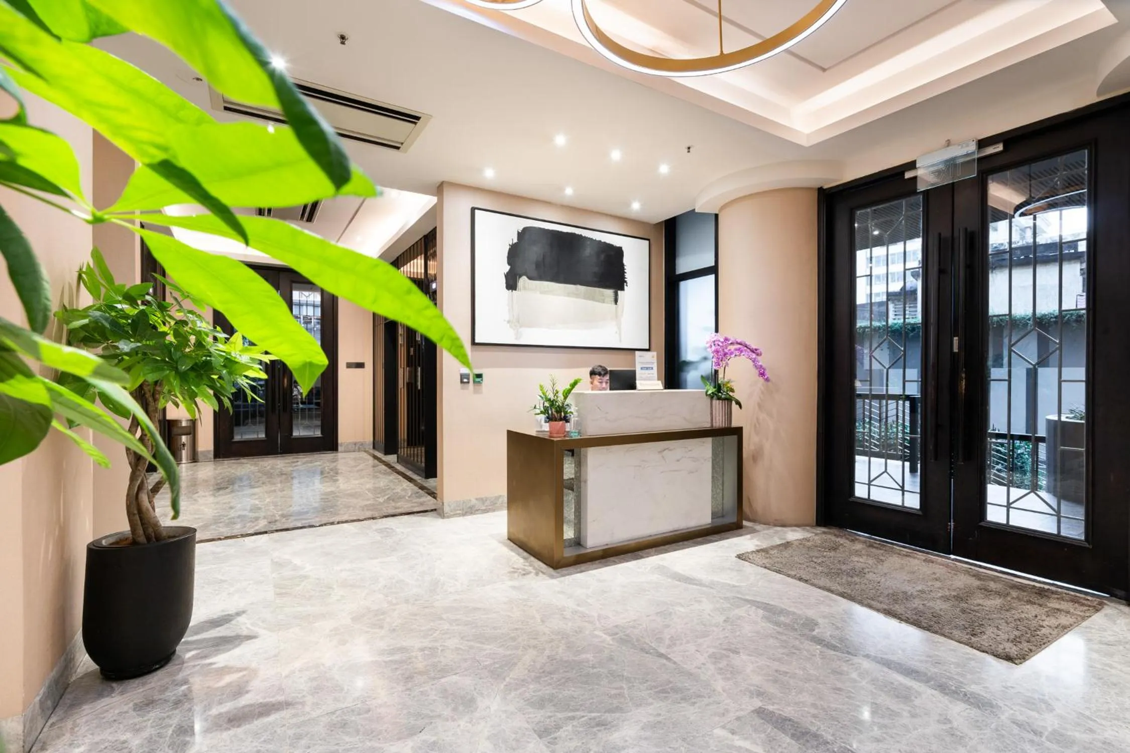Lobby or reception in D1 Mension - Zenity Luxury Apartment - Saigon Centre
