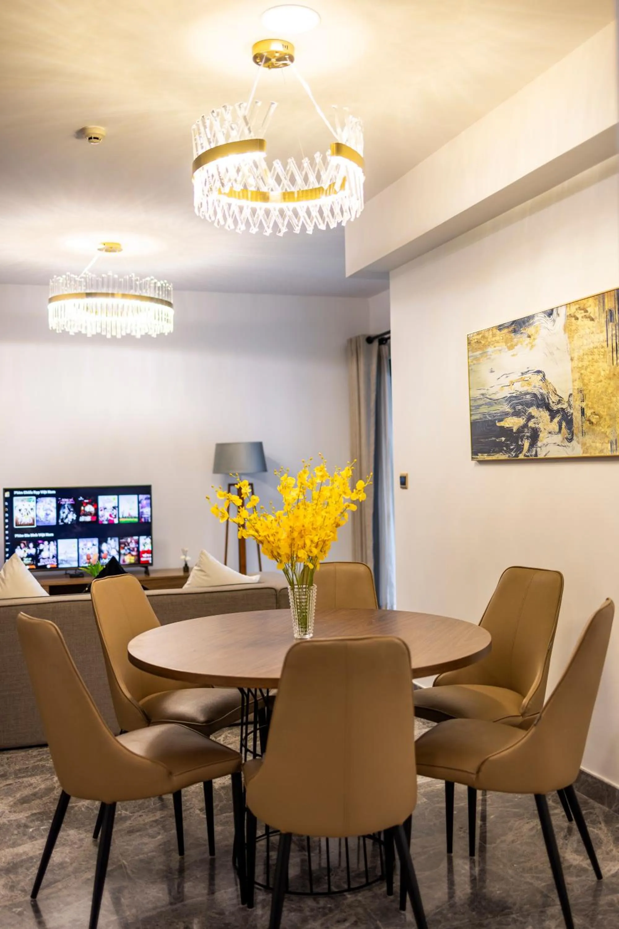 TV and multimedia in D1 Mension - Zenity Luxury Apartment - Saigon Centre