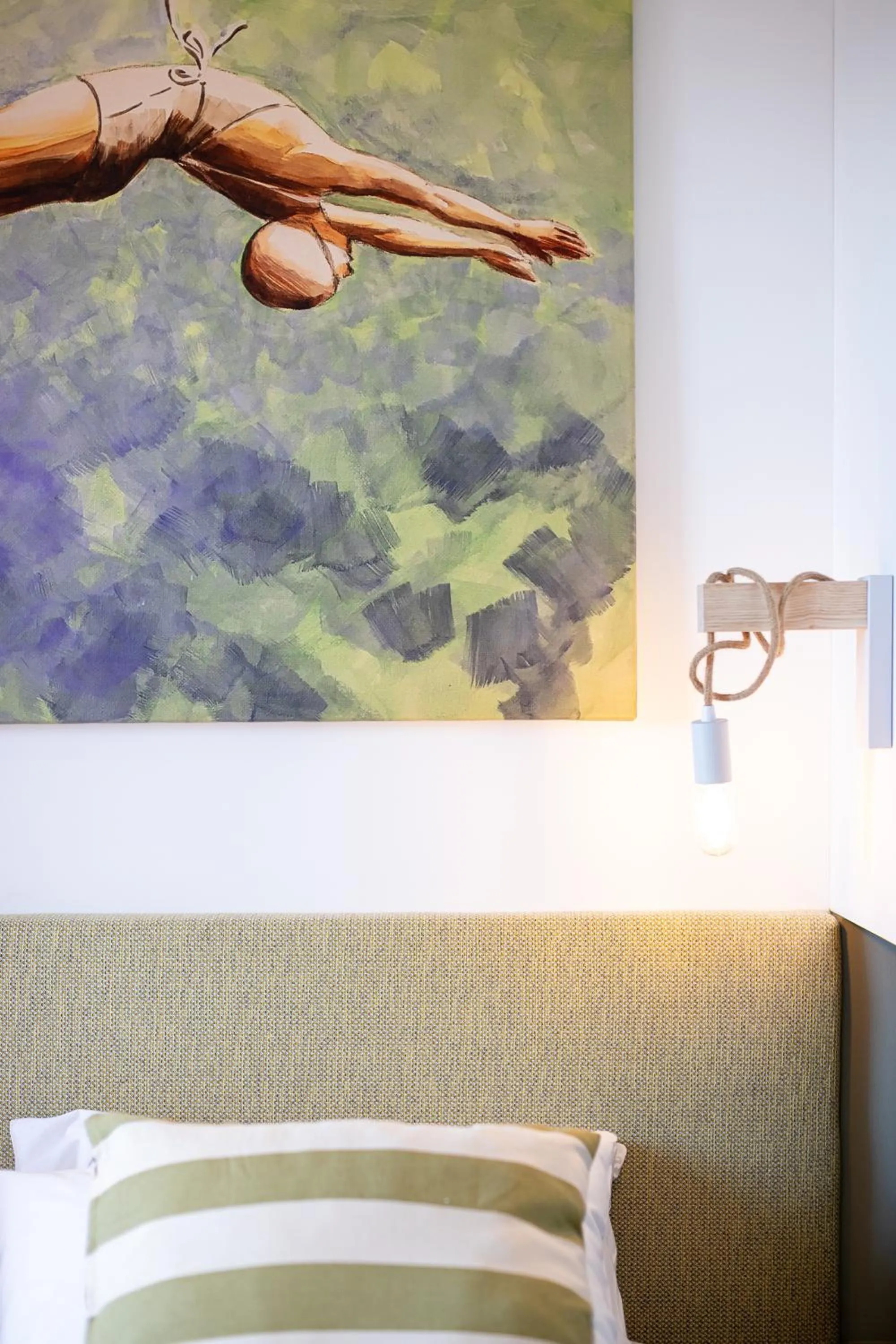 Decorative detail, Bed in Résidence Kaliopé