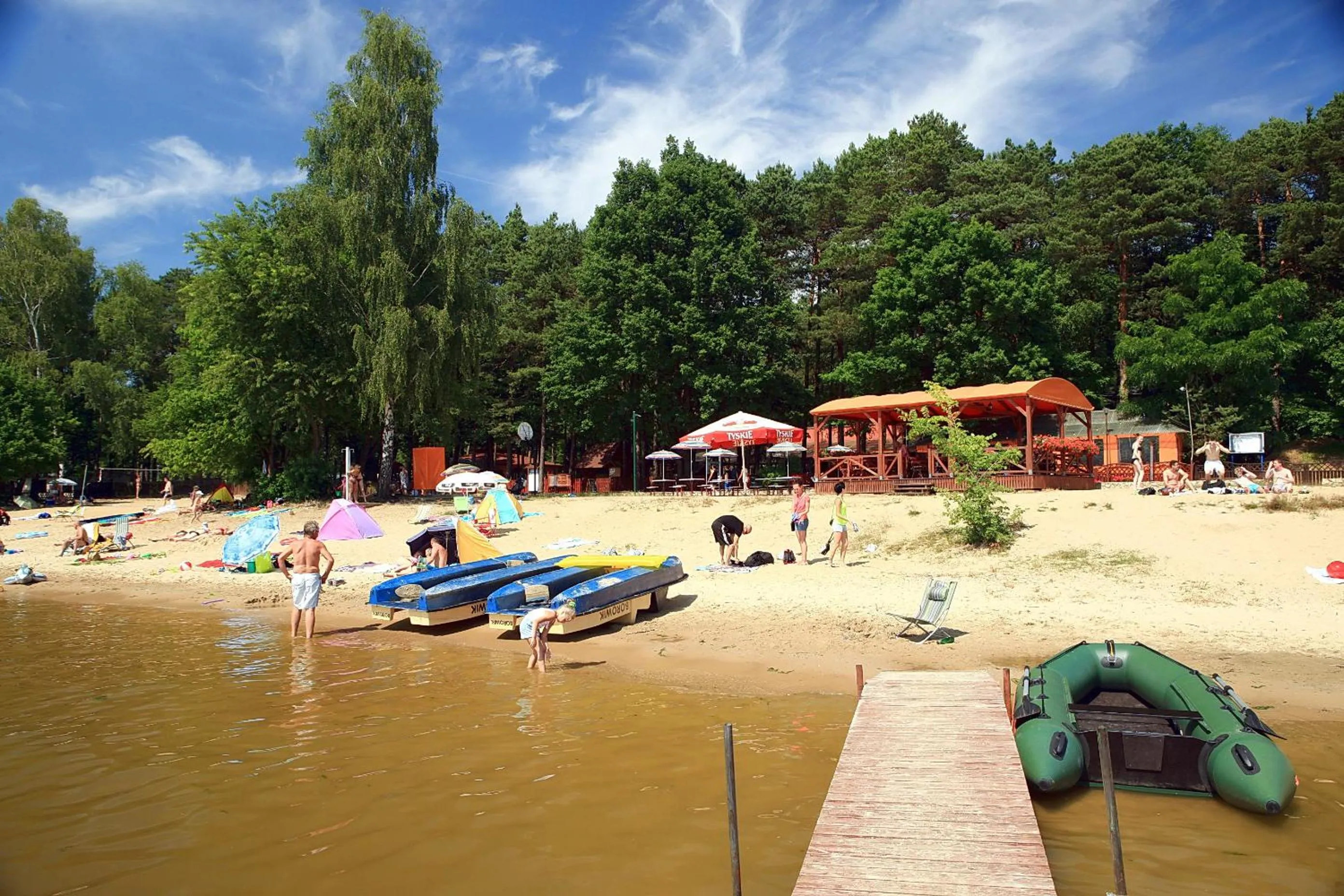 Beach in Hotel Zielony & OW Borowik & Pensjonat Manhattan - Centrum Rekreacji i Wypoczynku GASTROTUR