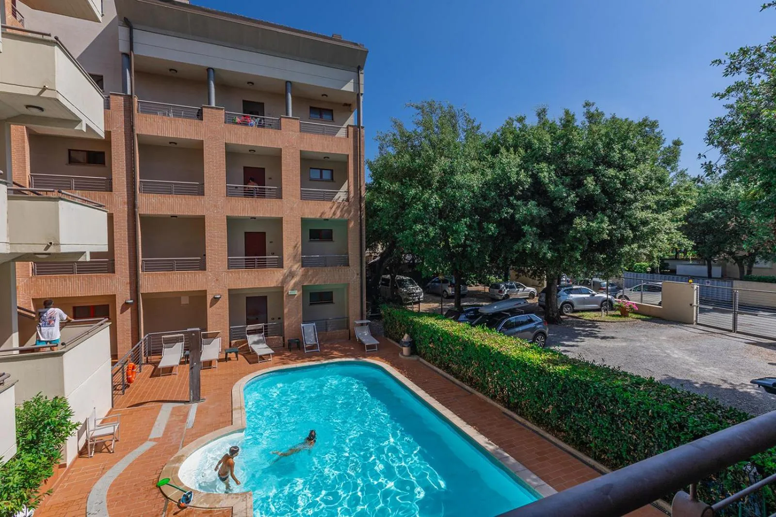Swimming pool in Villa La Cavaliera