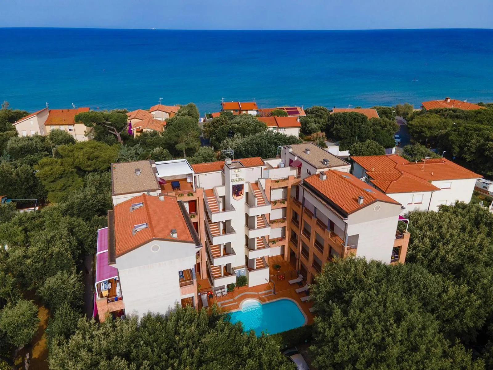 Property building in Villa La Cavaliera