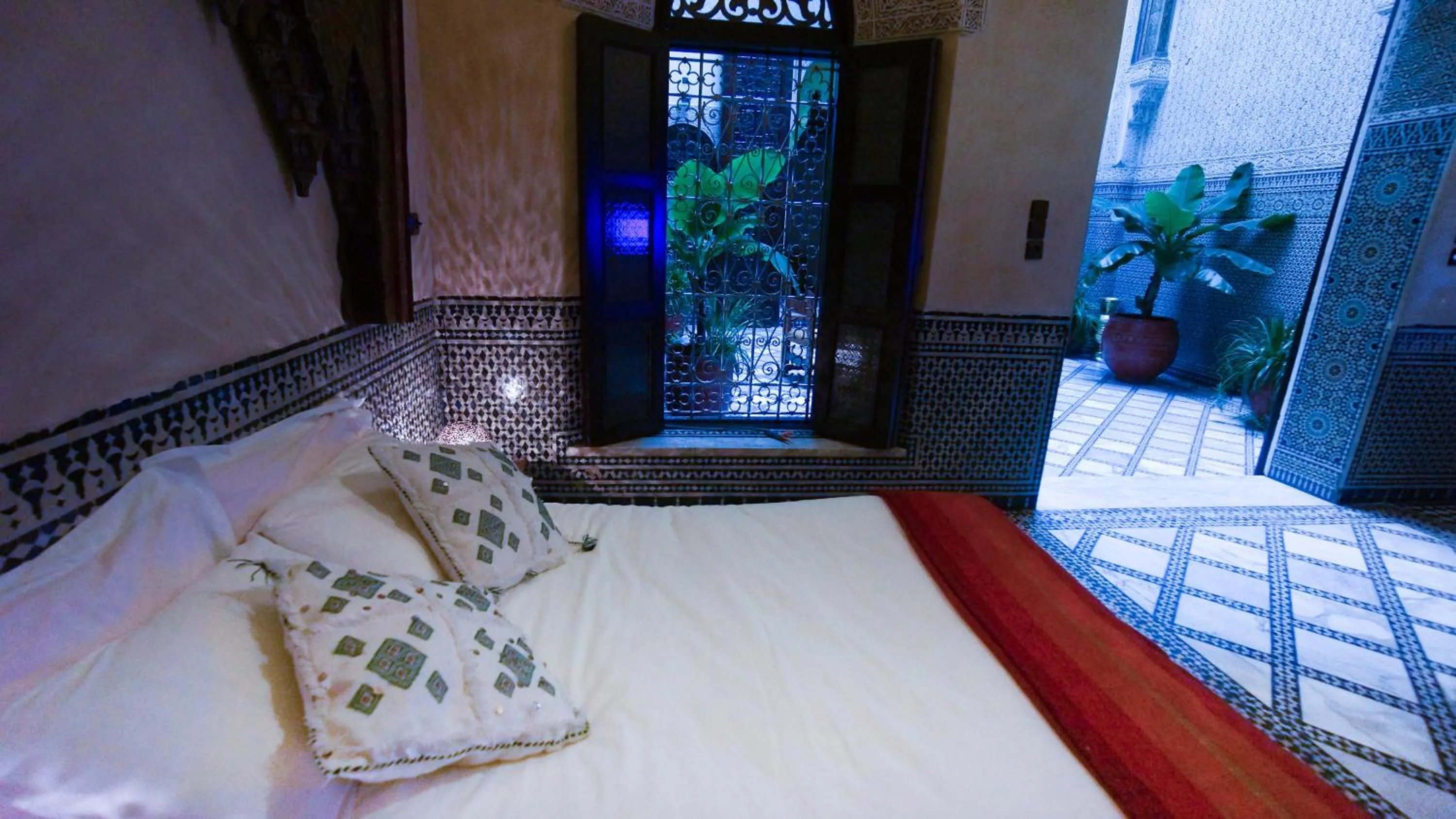 Bedroom, Bed in Riad Fes Palacete