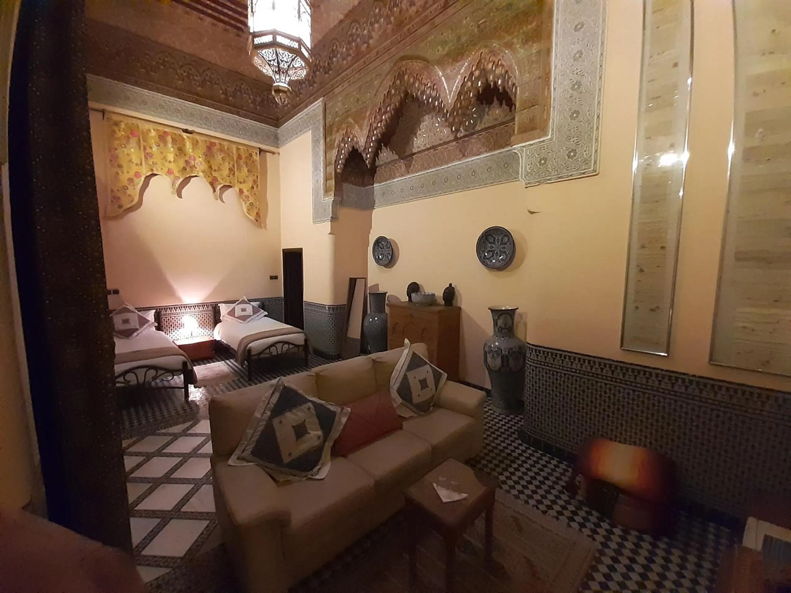 Photo of the whole room, Bed in Riad Fes Palacete