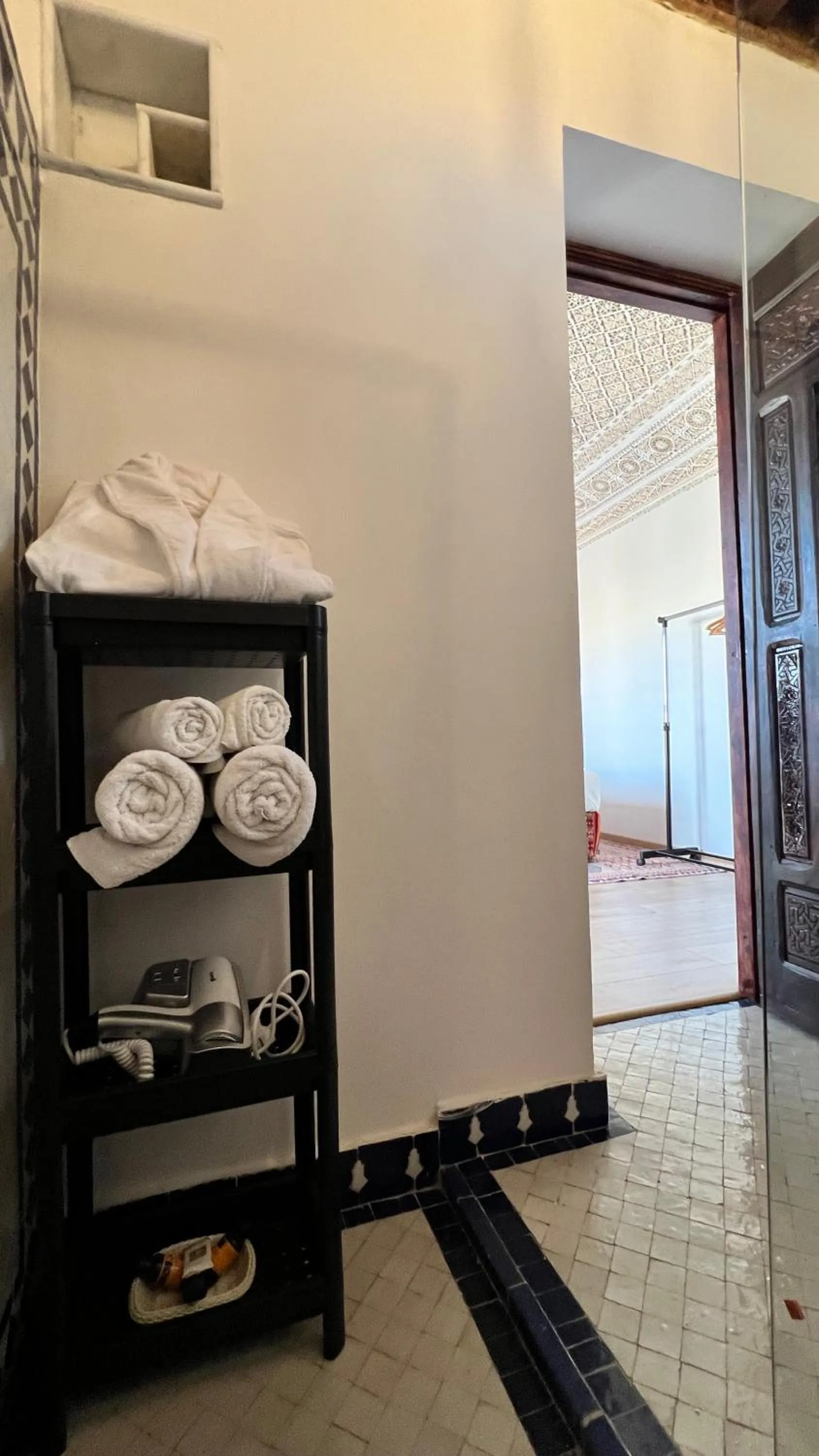 towels in Riad Fes Palacete