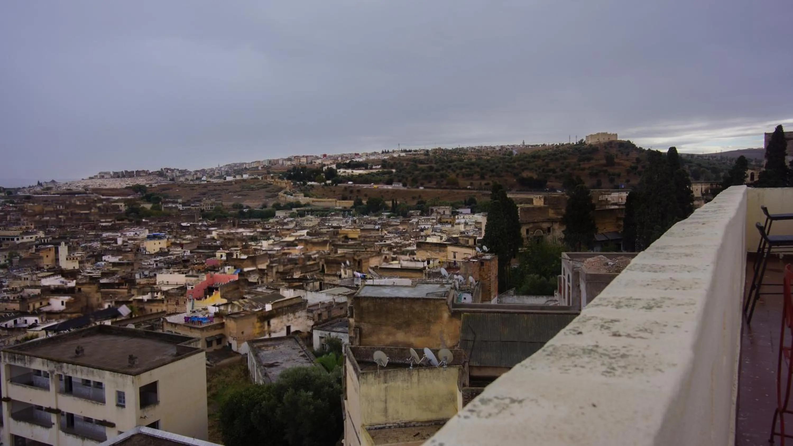 Bird's eye view in Riad Fes Palacete