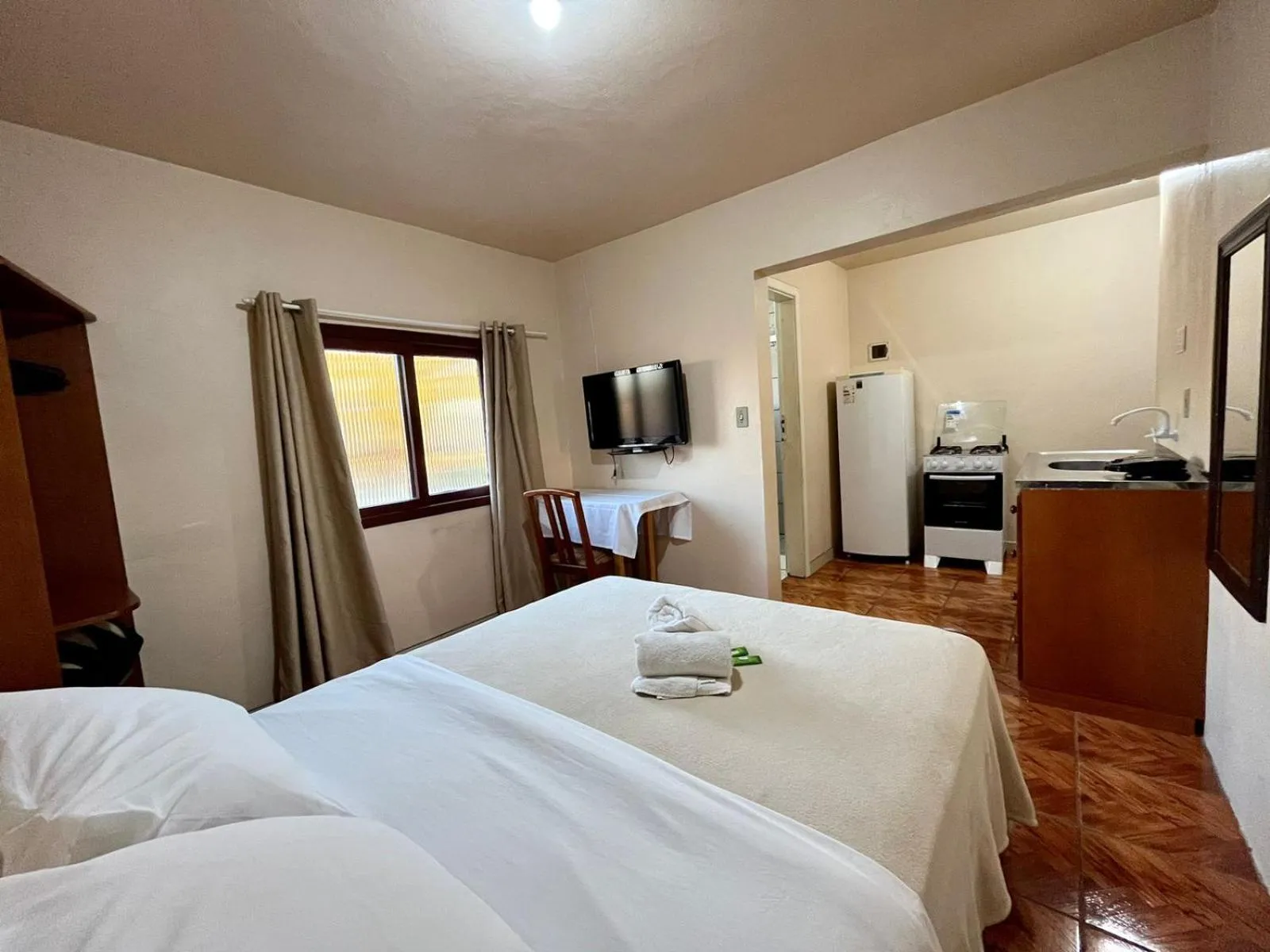 Bed in Pousada Barth