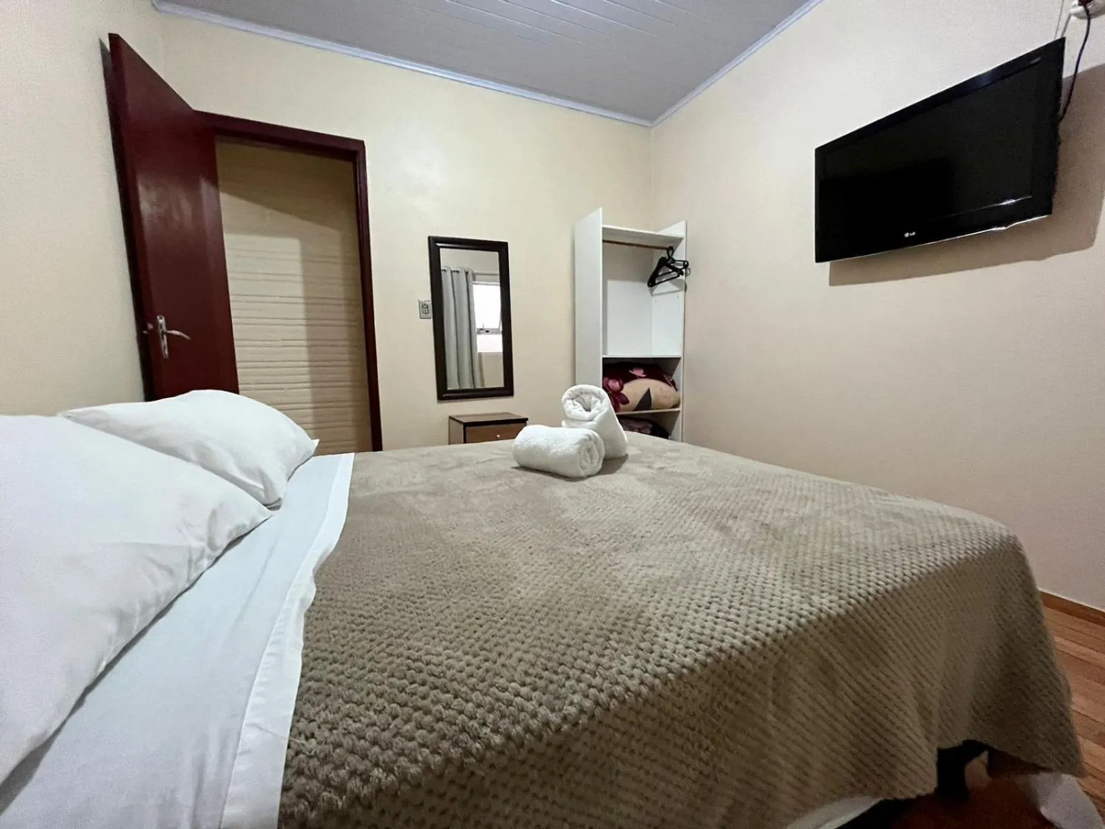 Bed in Pousada Barth