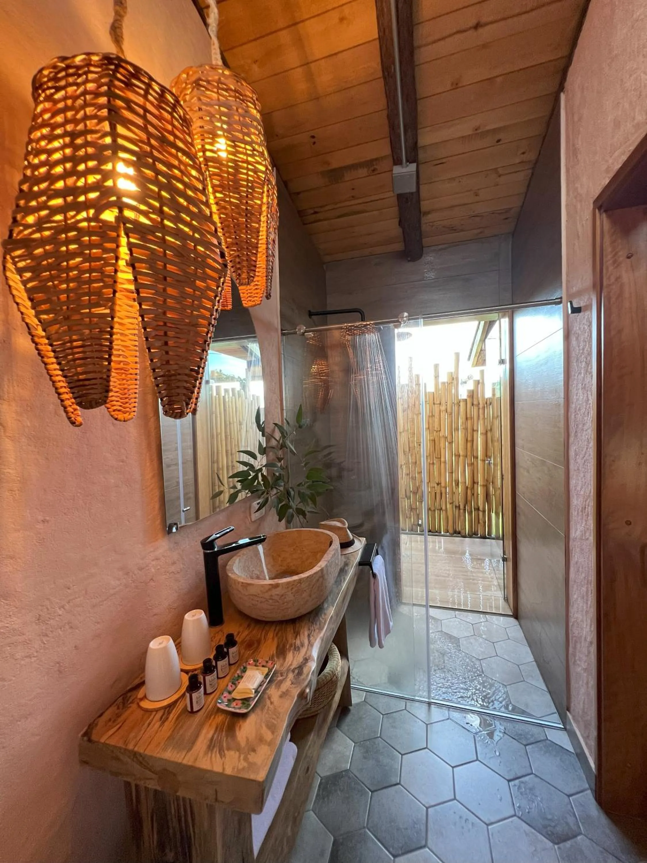 Bathroom in La Perla Finca Hotel
