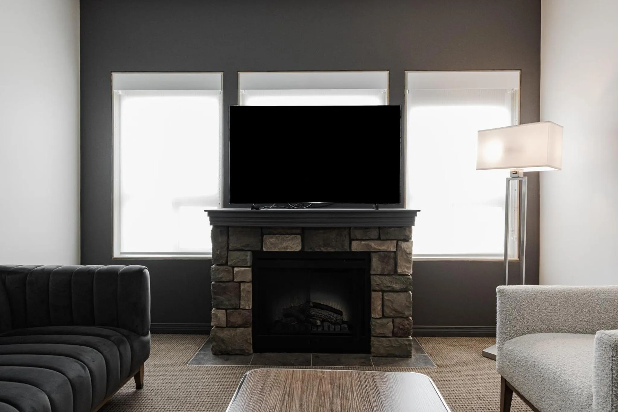 Living room in Premier Residence - Fort McMurray