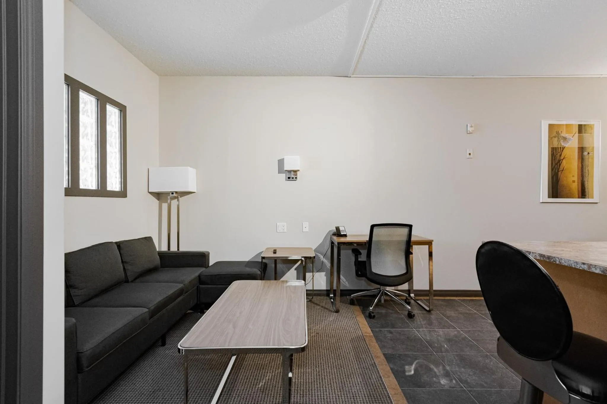 Living room in Premier Residence - Fort McMurray