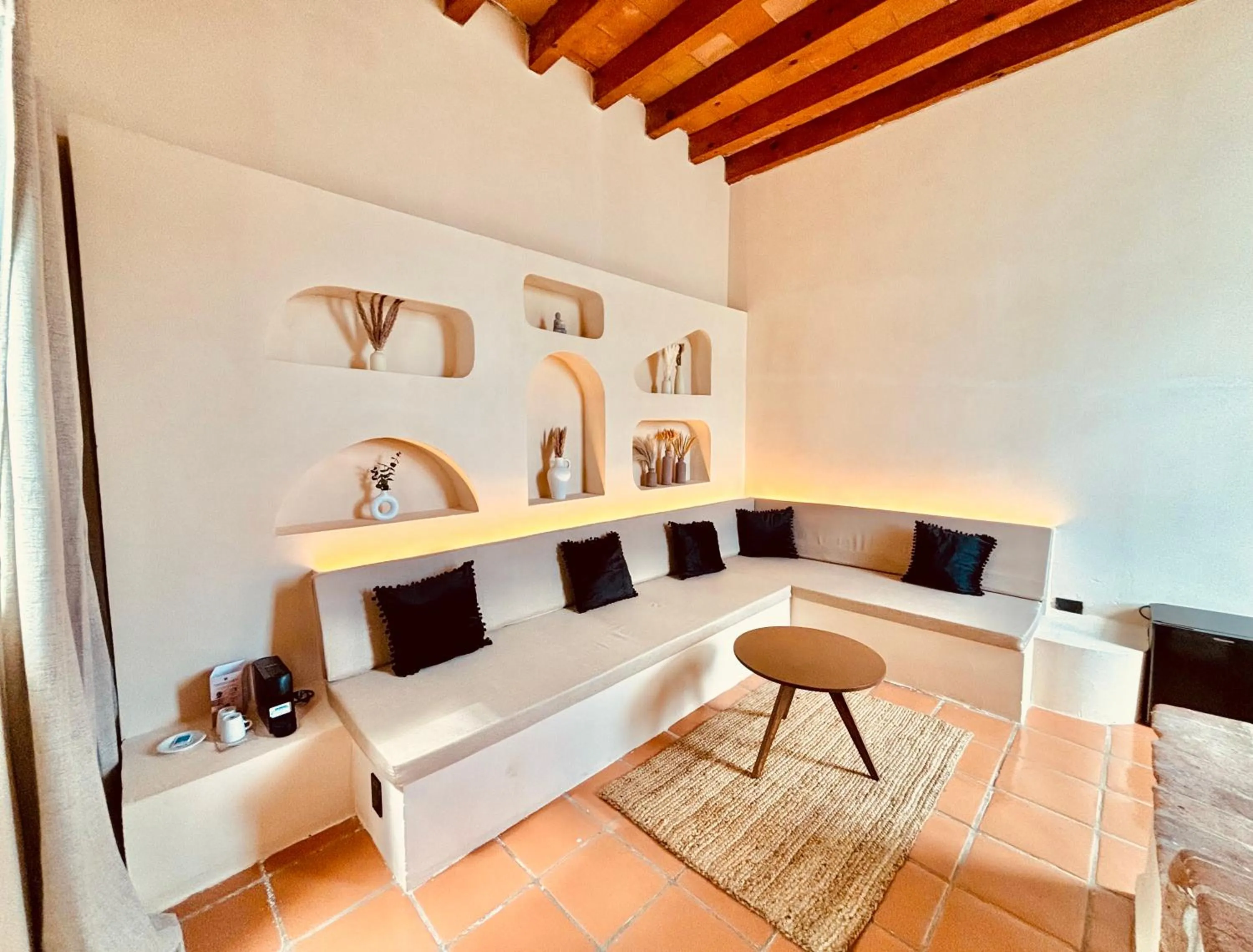 Living room in Mezcal Hotel