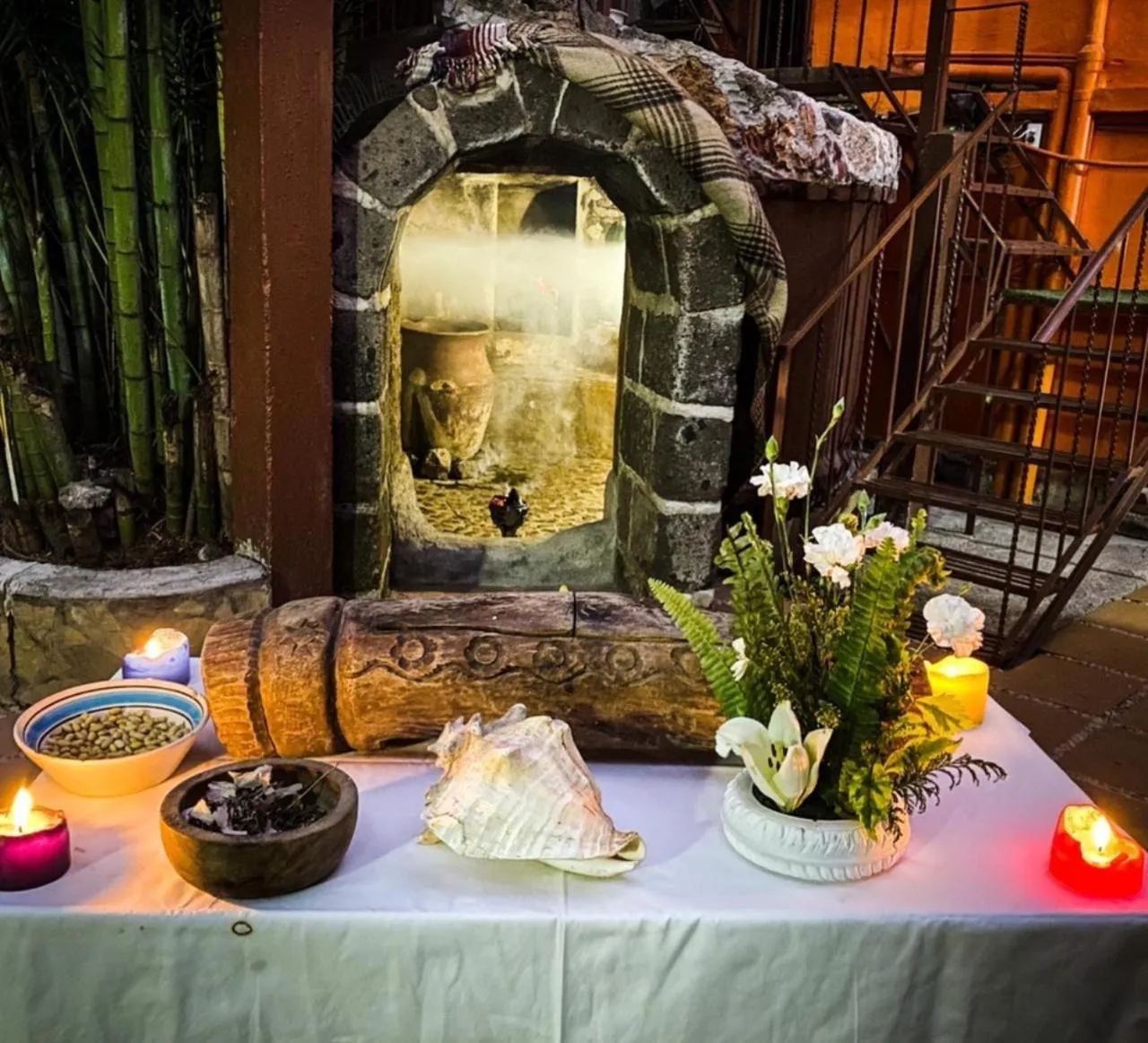 Banquet/Function facilities in Posada Temazcal Santo Domingo