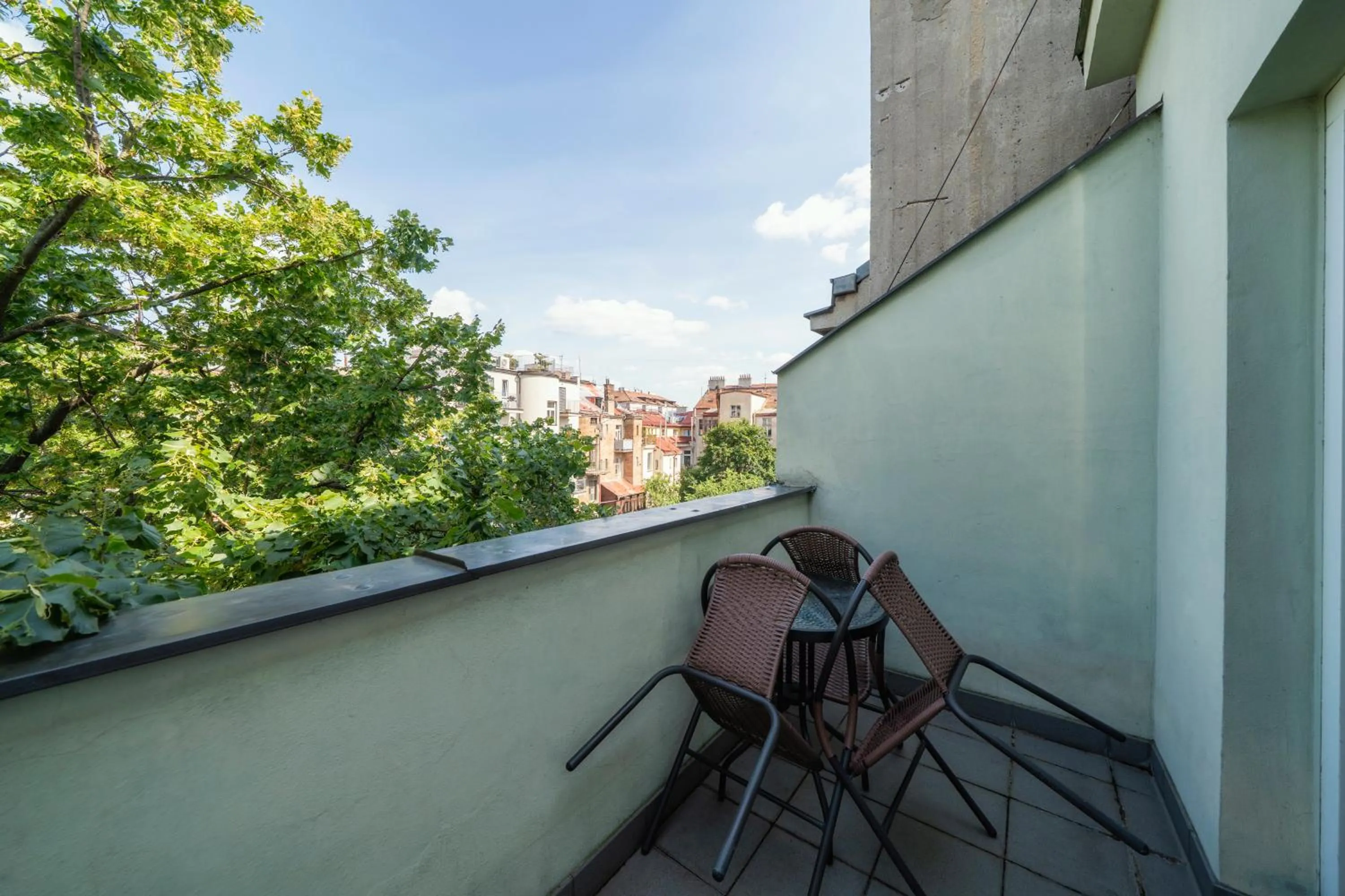 Balcony/Terrace in Hotel Raffaello Prague