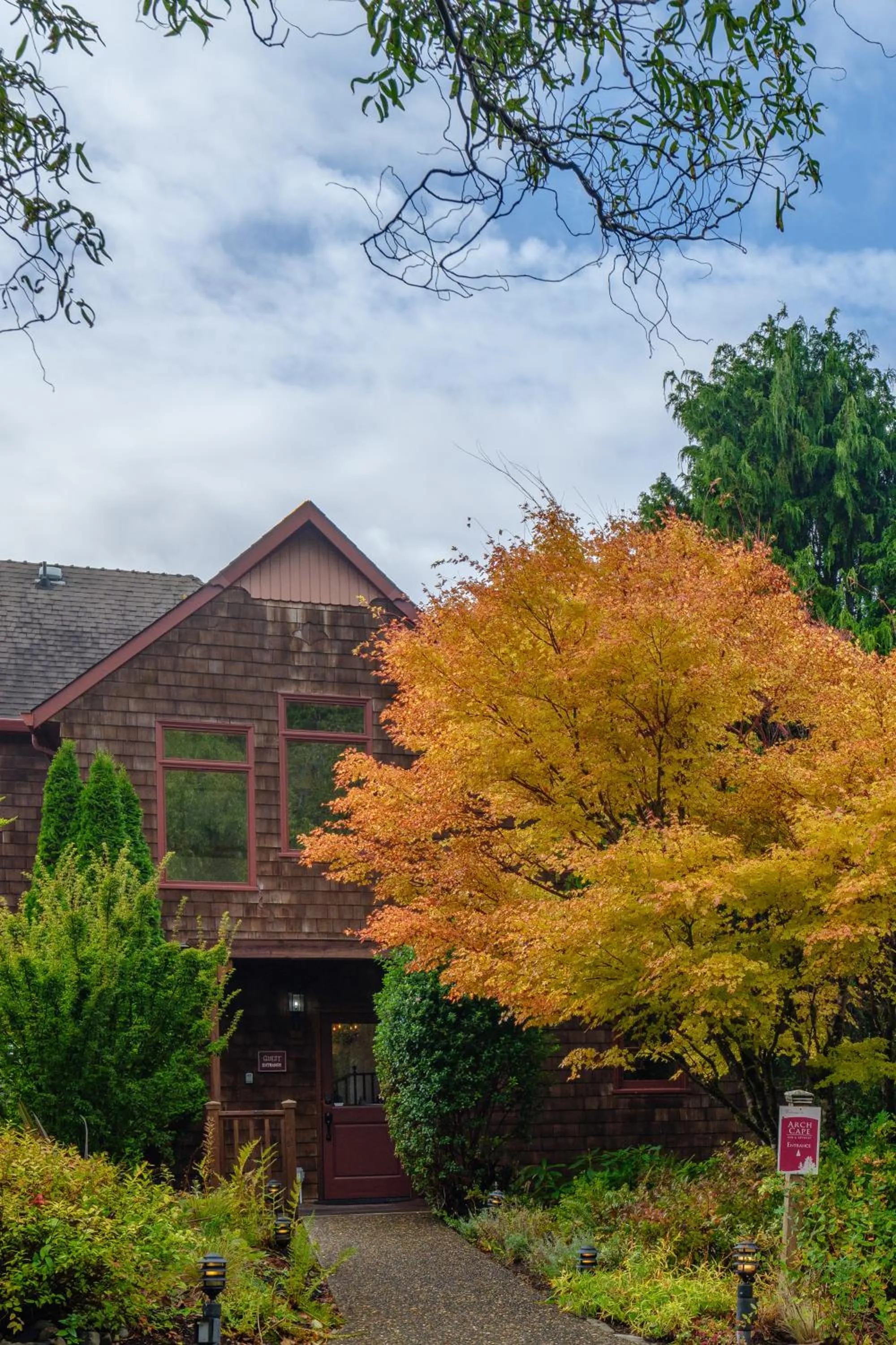Property building in Arch Cape Inn and Retreat
