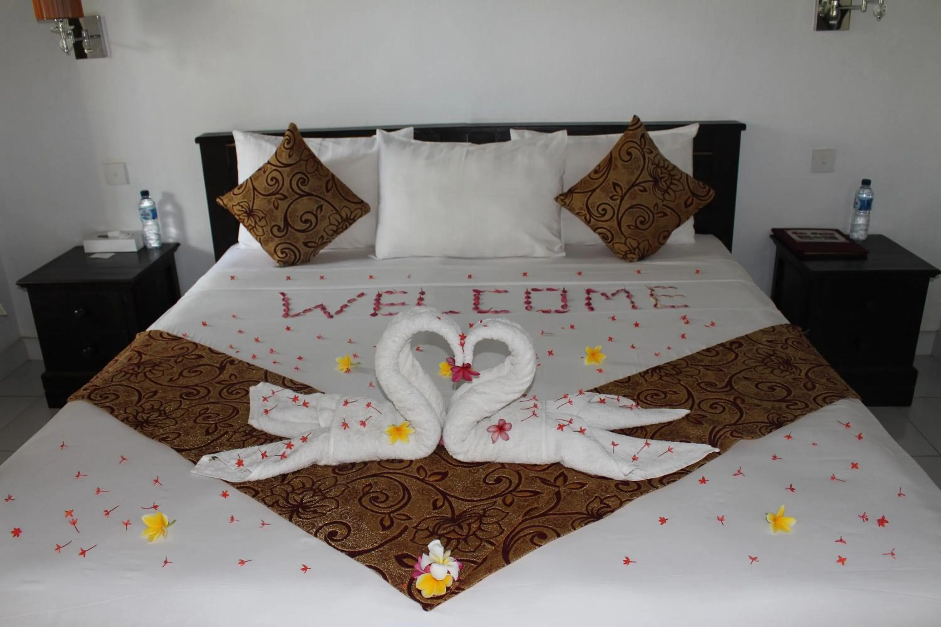 Decorative detail, Bed in Magus Homestay