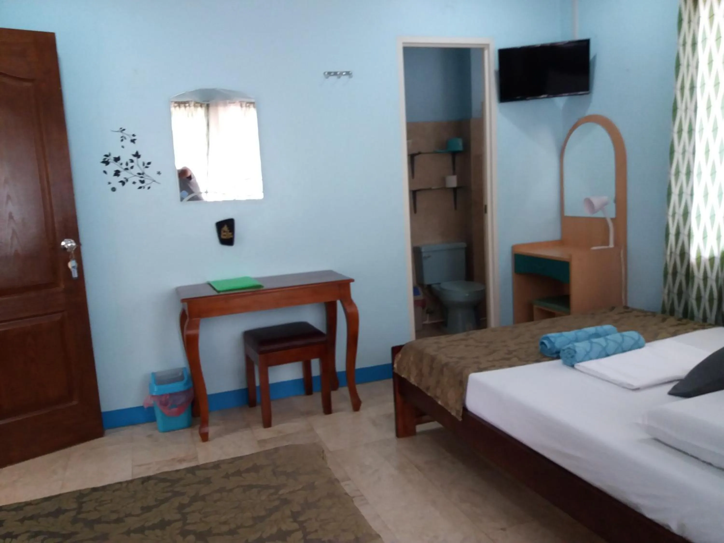 Bed in Sascha's Resort Oslob