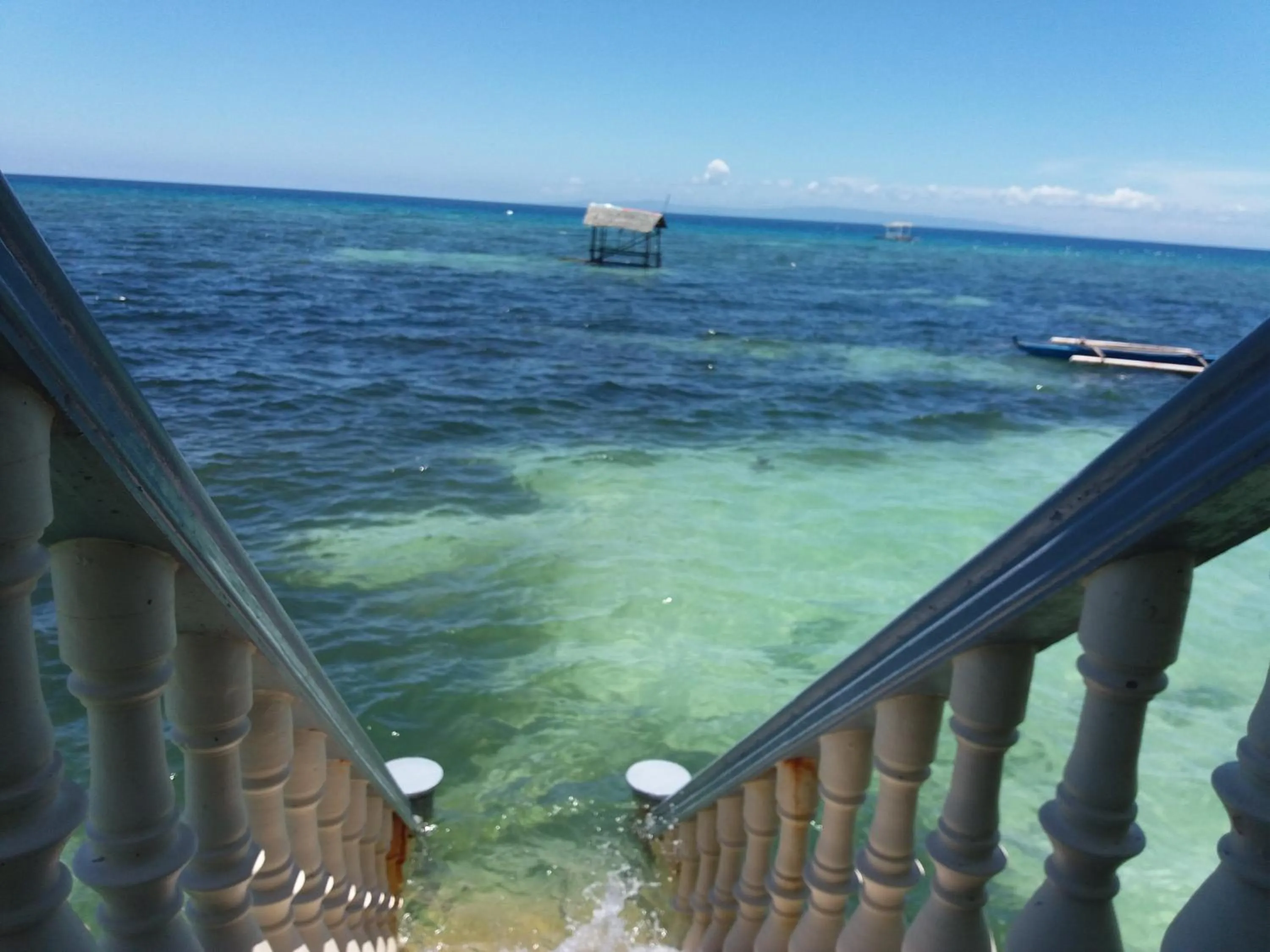 Sea view in Sascha's Resort Oslob