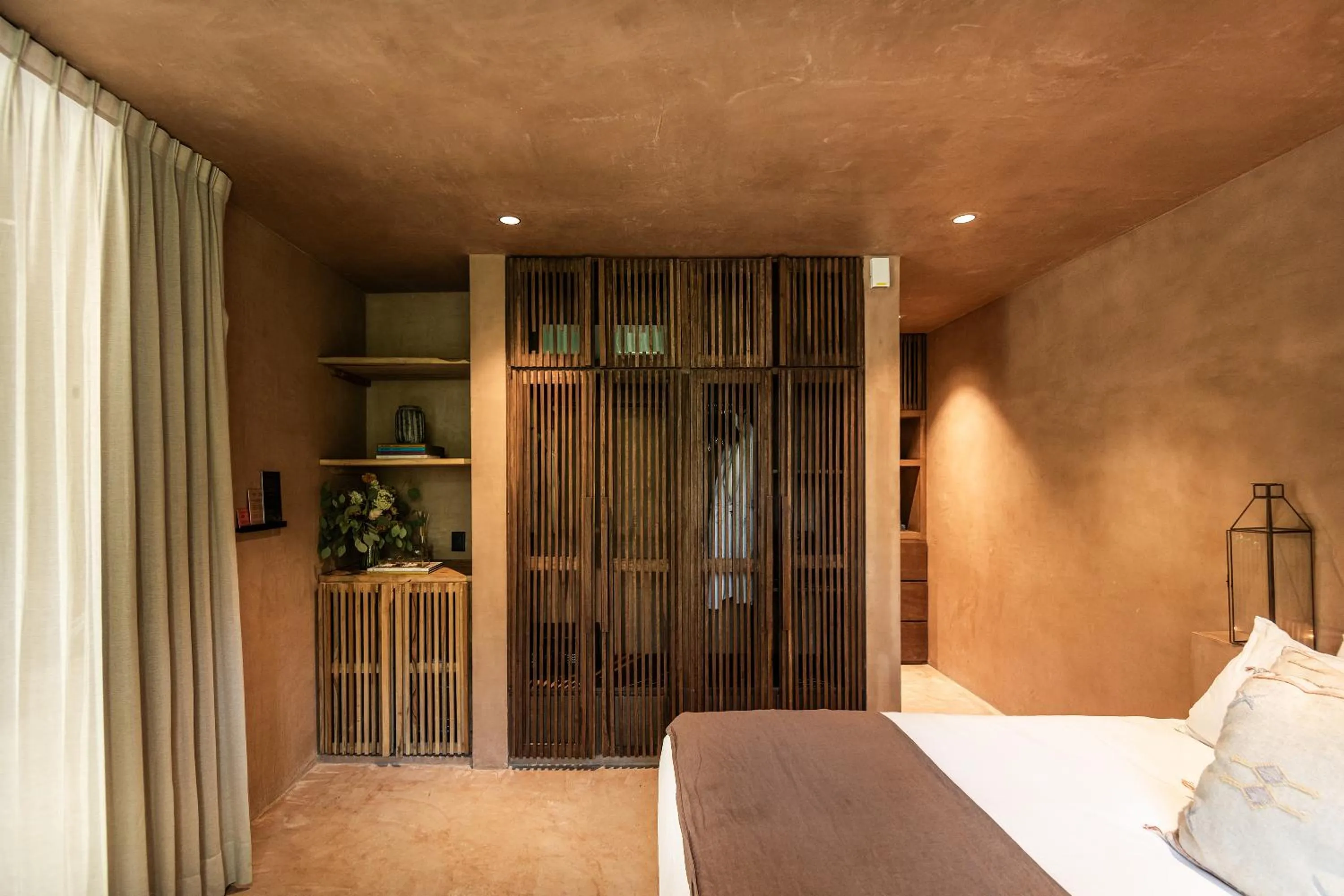 Decorative detail, Bed in Xela Tulum, a Member of Design Hotels