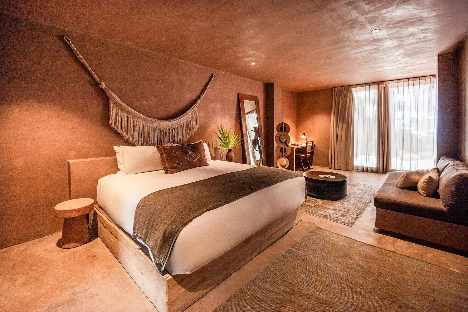 Bed in Xela Tulum, a Member of Design Hotels