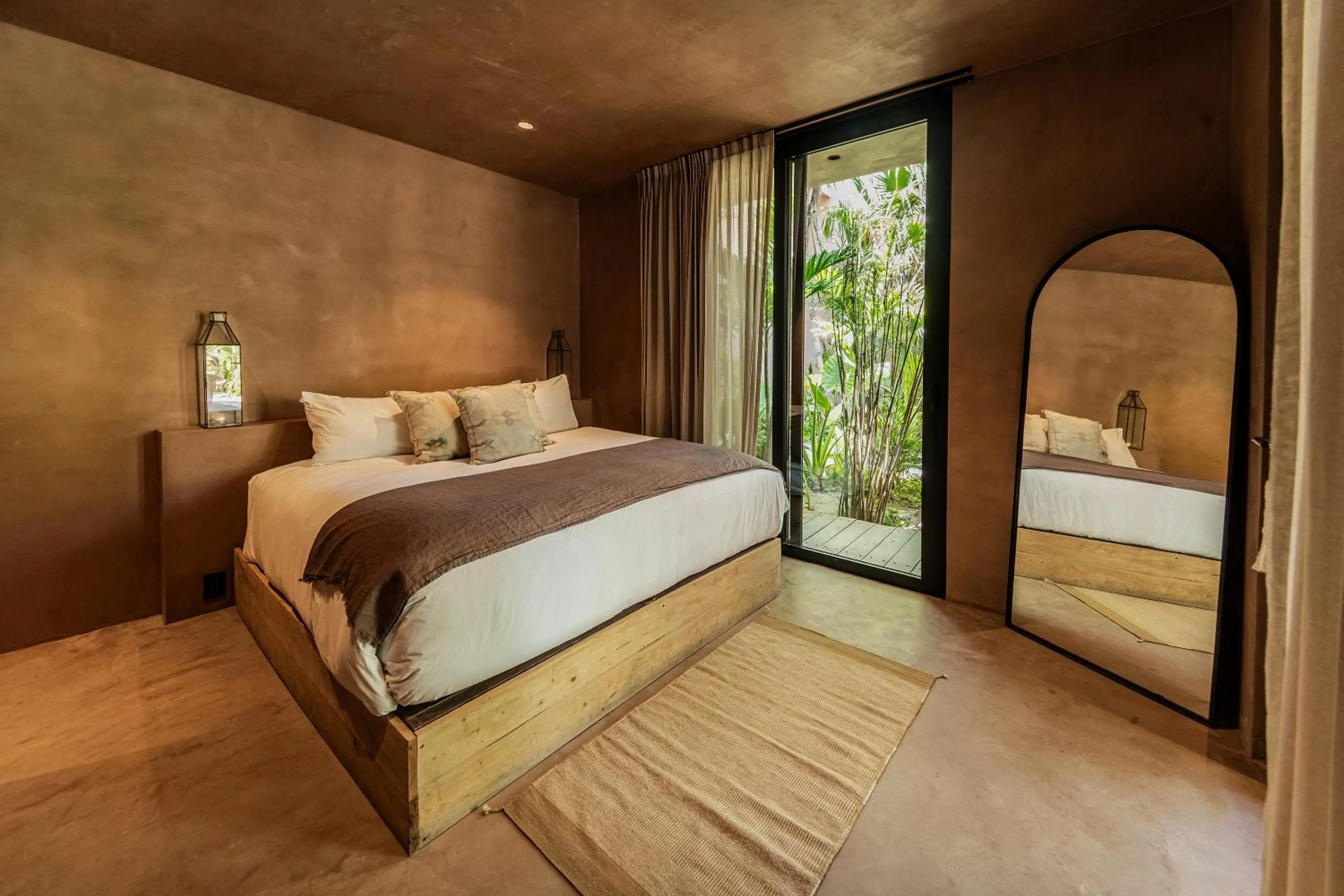 Bed in Xela Tulum, a Member of Design Hotels