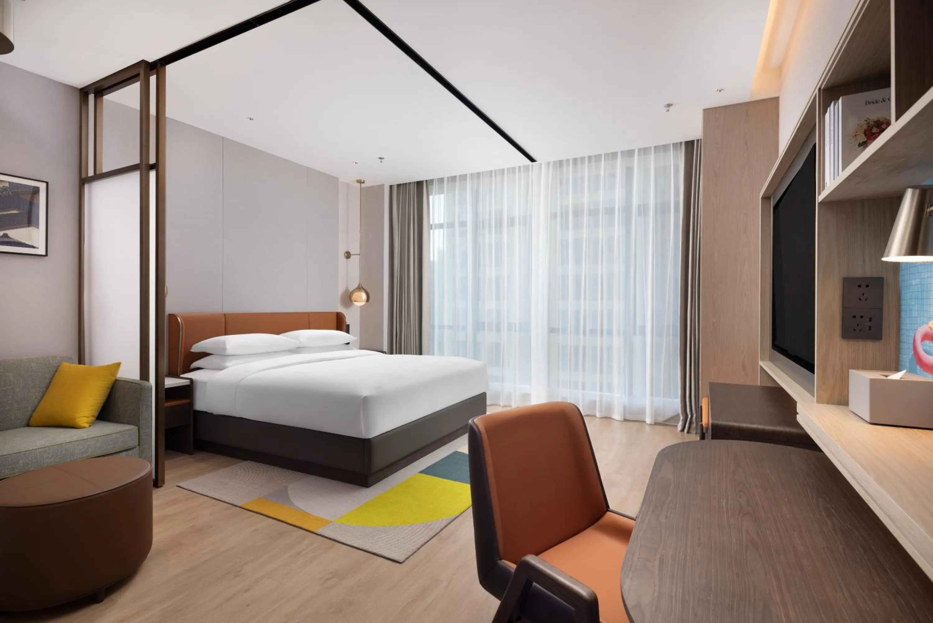 Bed in Home2 Suites by Hilton Guiyang Guanshanhu