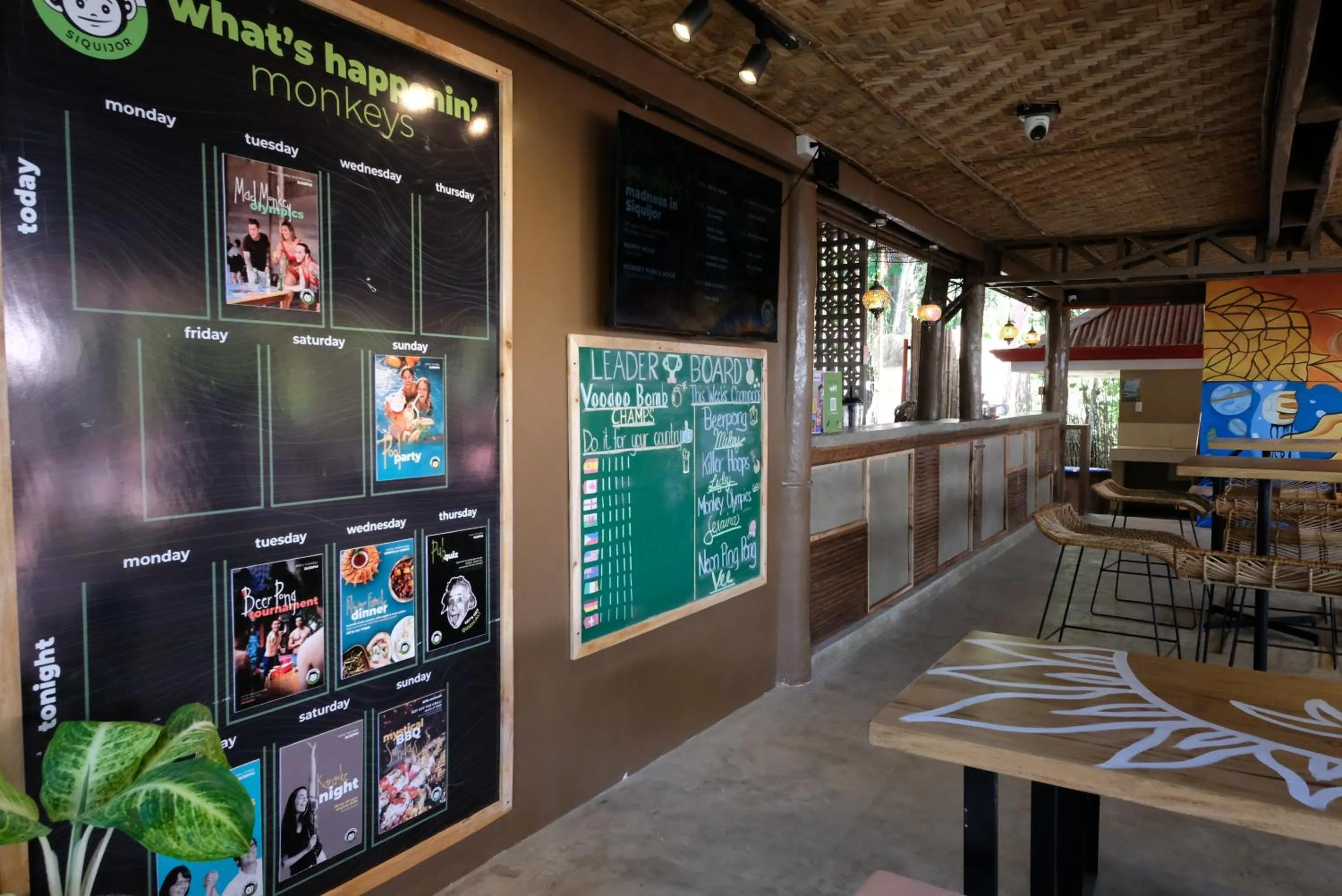 Restaurant/places to eat in Mad Monkey Siquijor