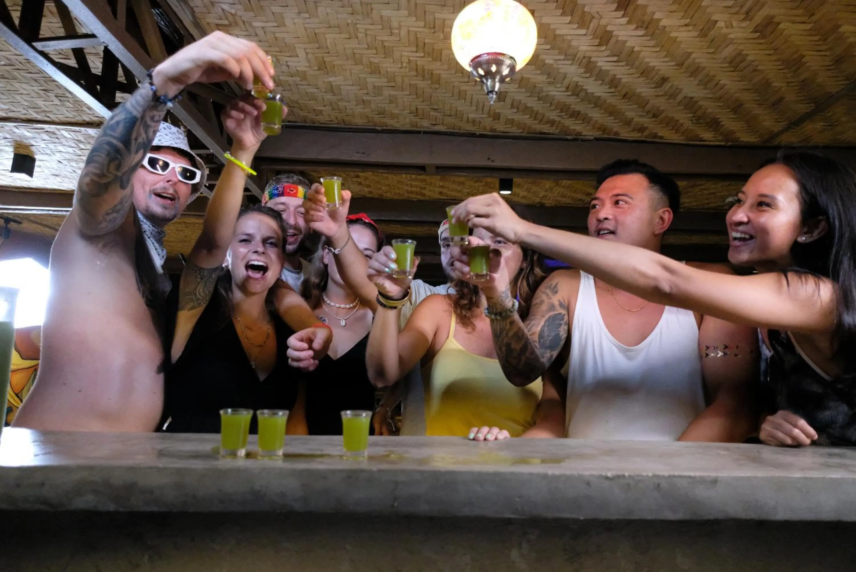 Food and drinks in Mad Monkey Siquijor