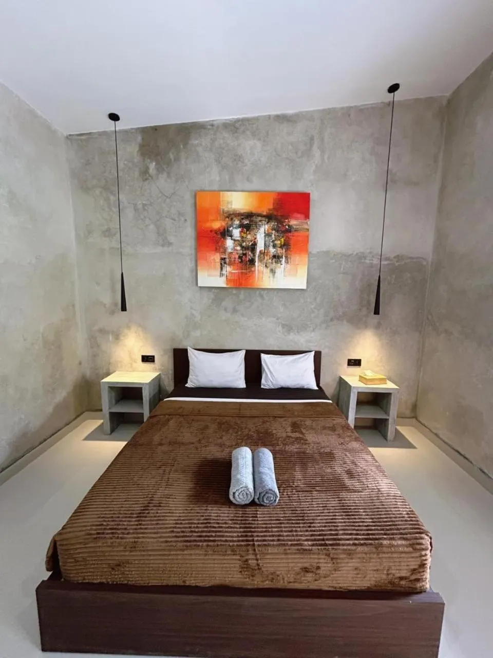 Bed in Sayang Bungalows