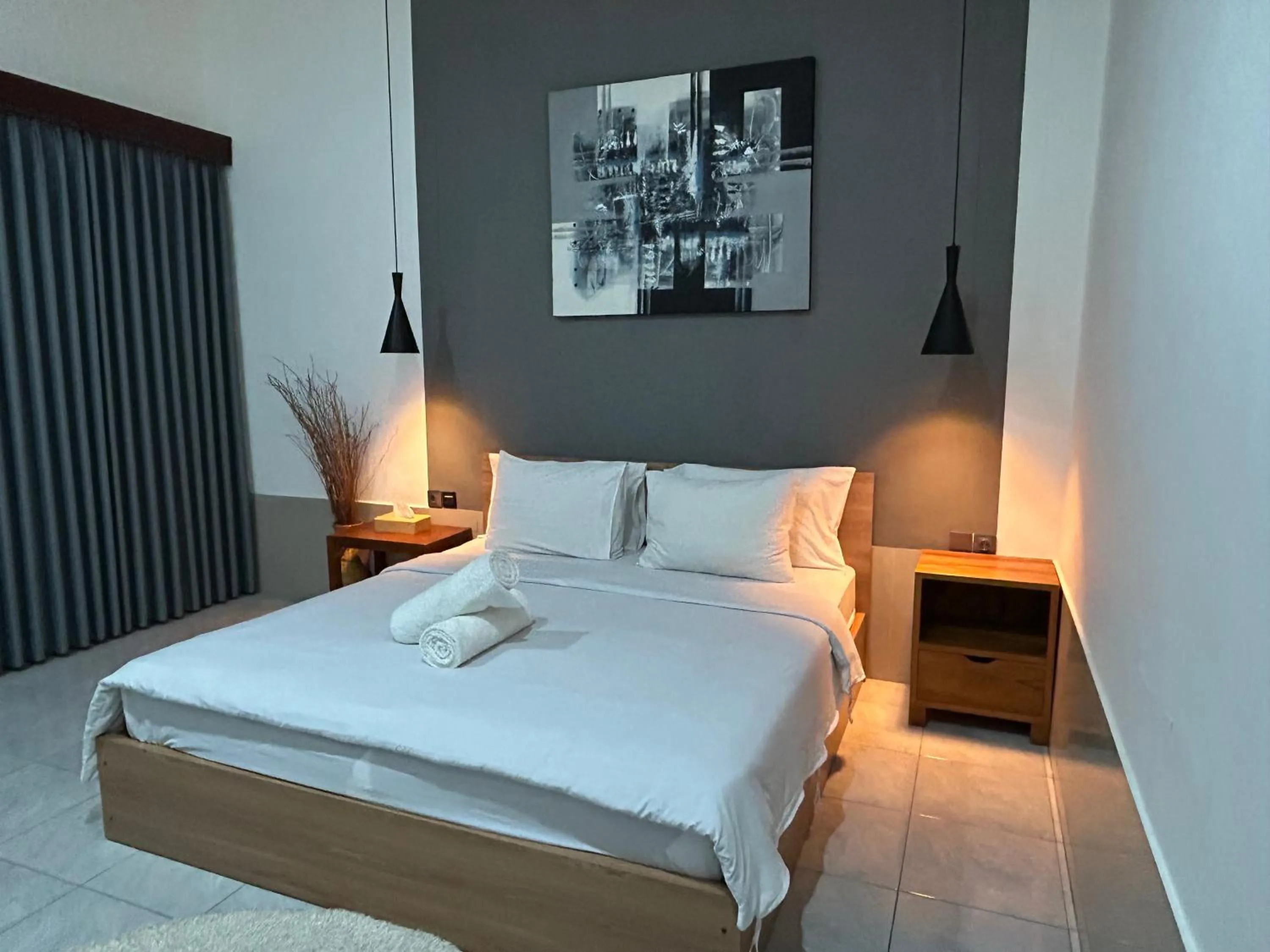 Bed in Sayang Bungalows